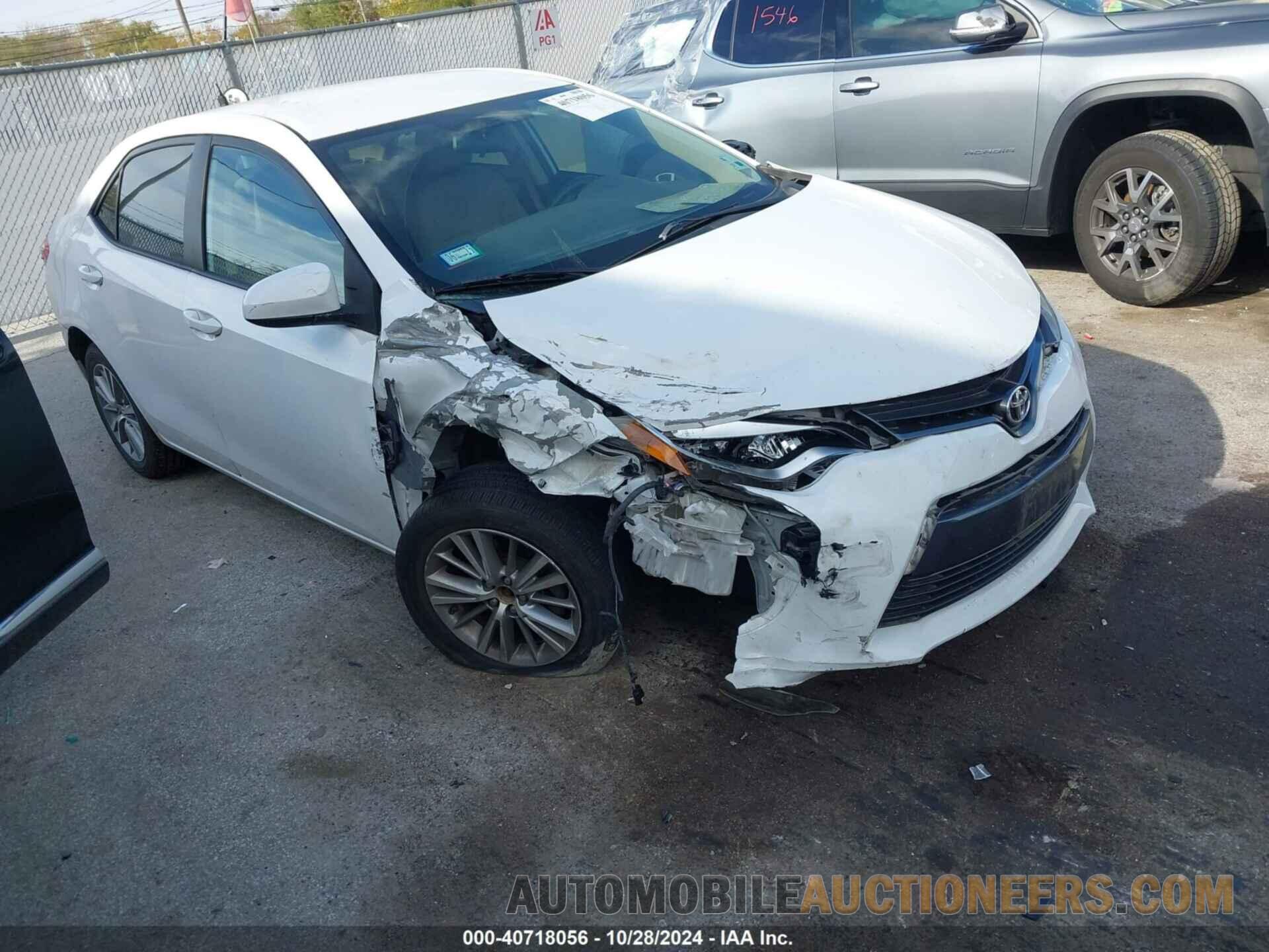 5YFBURHE6FP245739 TOYOTA COROLLA 2015