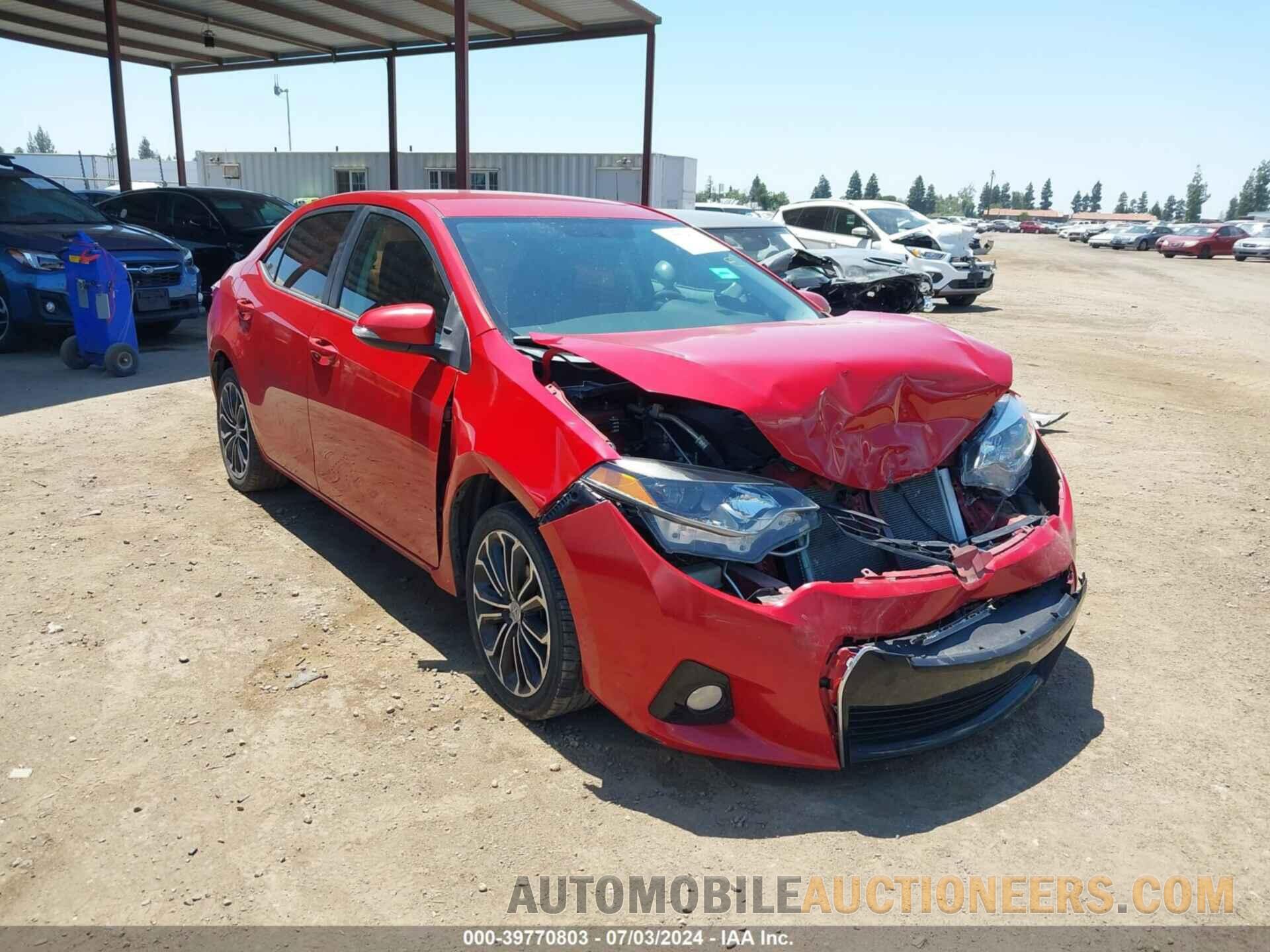 5YFBURHE6FP248253 TOYOTA COROLLA 2015