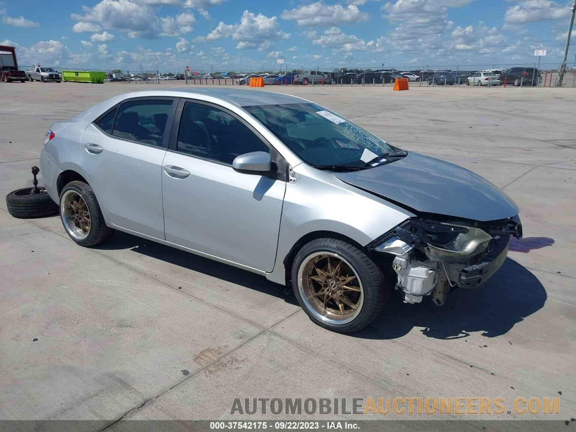 5YFBURHE6FP249192 TOYOTA COROLLA 2015