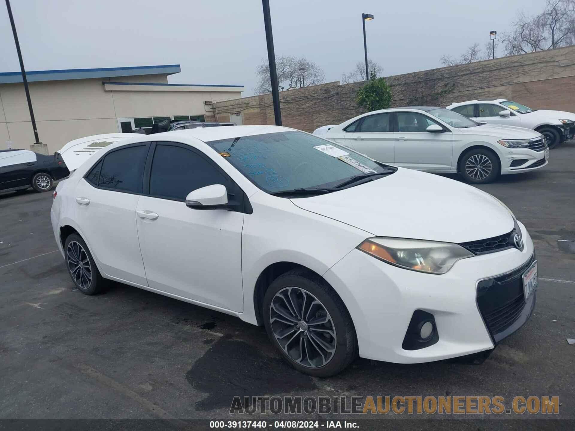 5YFBURHE6FP253307 TOYOTA COROLLA 2015