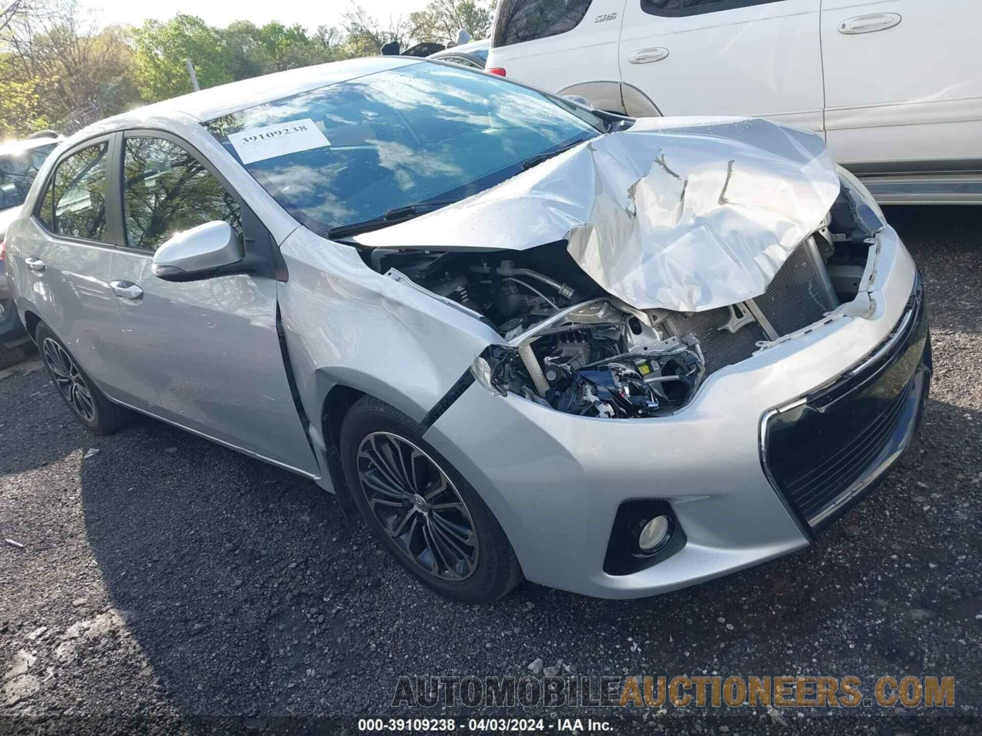 5YFBURHE6FP256238 TOYOTA COROLLA 2015