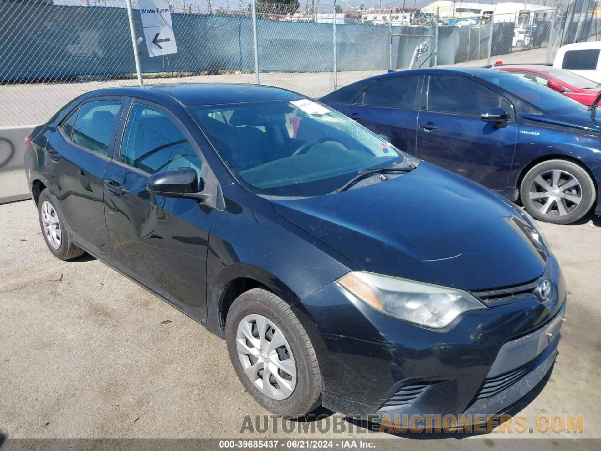 5YFBURHE6FP257535 TOYOTA COROLLA 2015