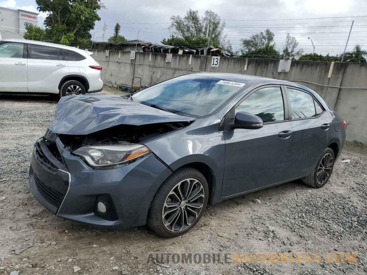 5YFBURHE6FP263299 TOYOTA COROLLA 2015