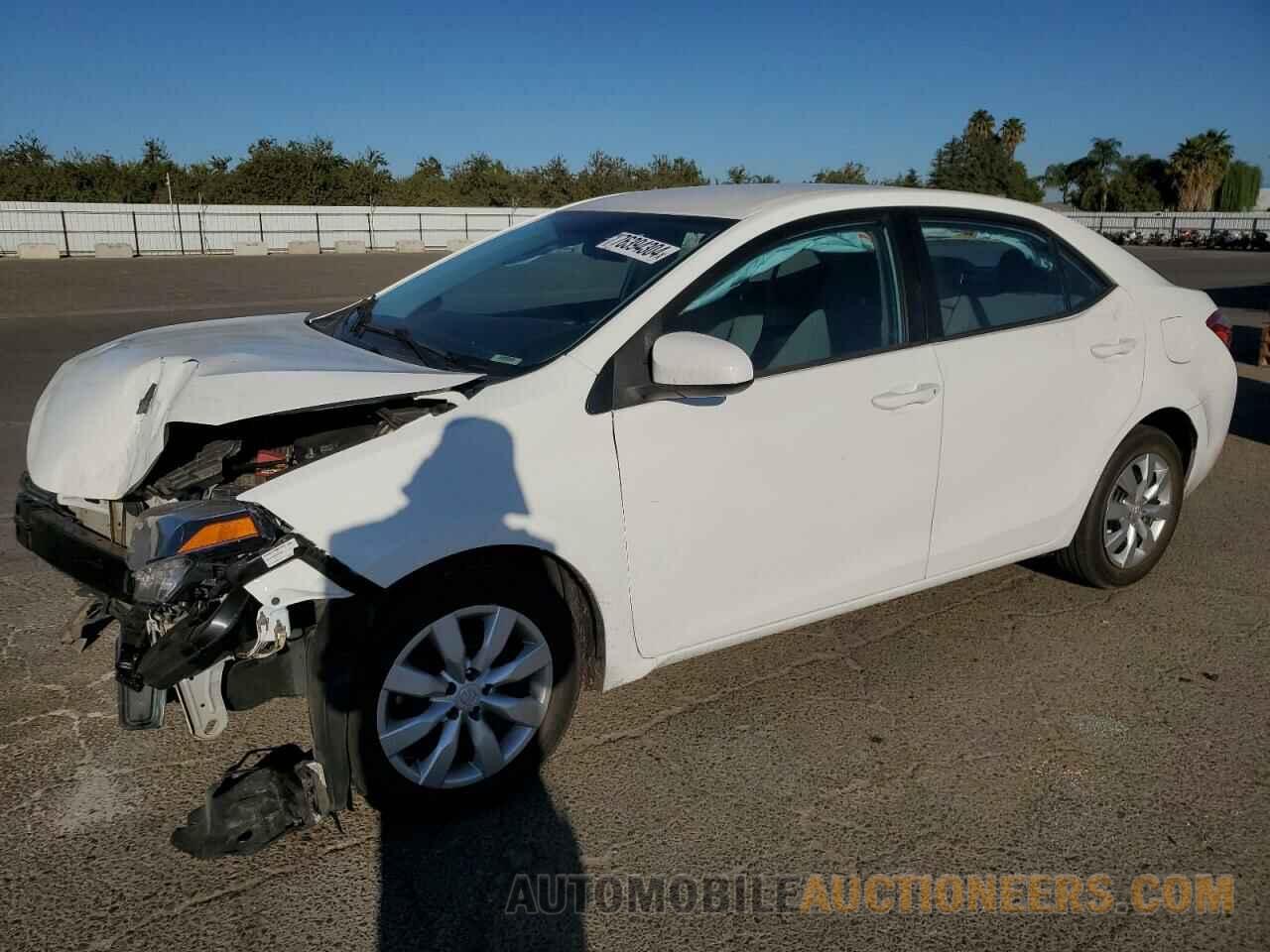 5YFBURHE6FP292169 TOYOTA COROLLA 2015