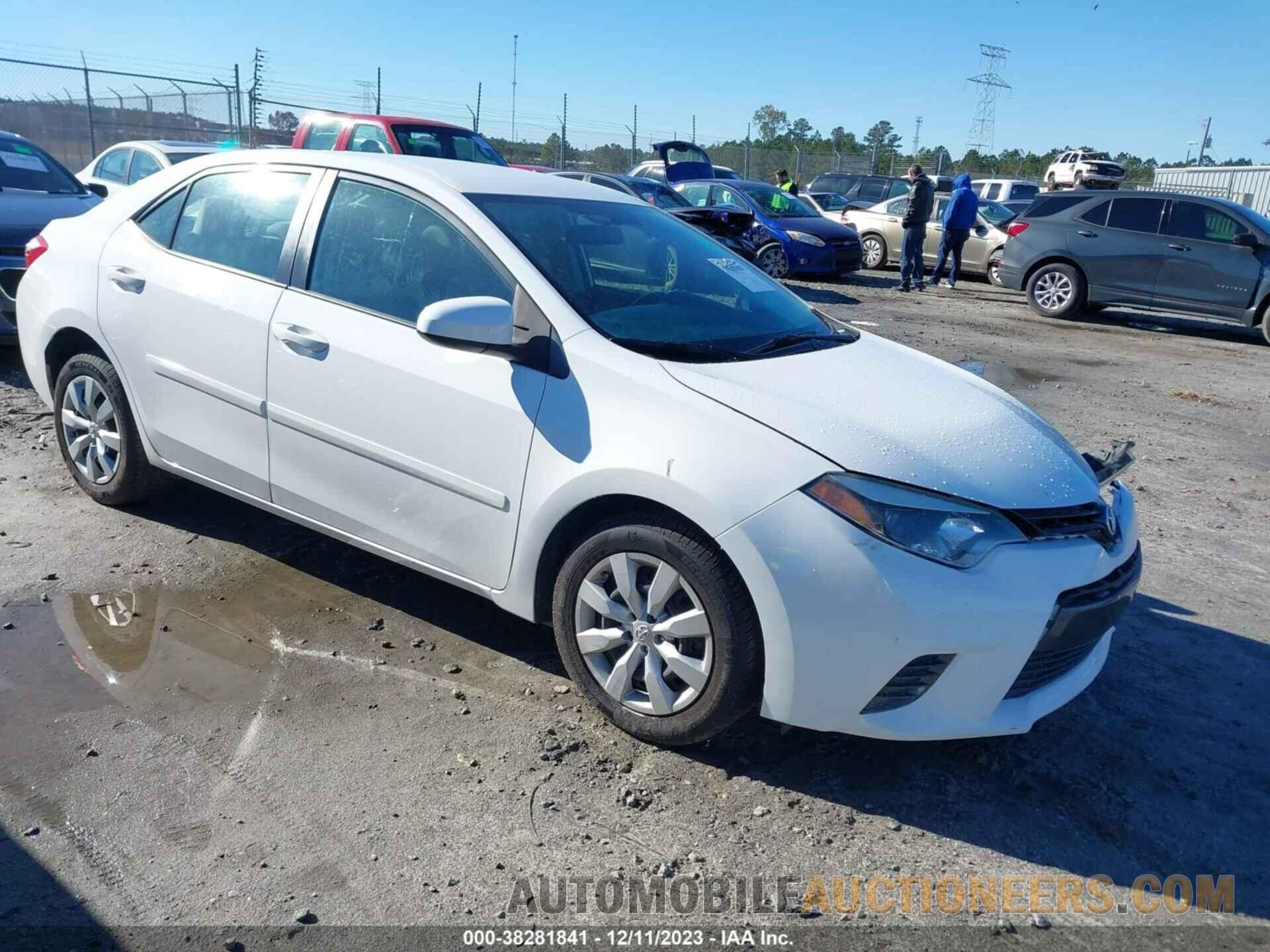 5YFBURHE6FP294682 TOYOTA COROLLA 2015