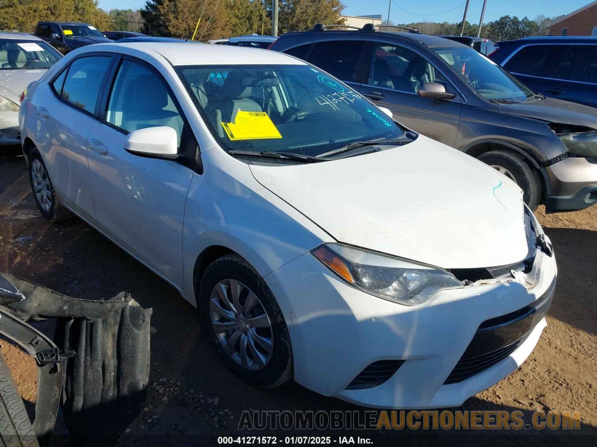 5YFBURHE6FP296027 TOYOTA COROLLA 2015