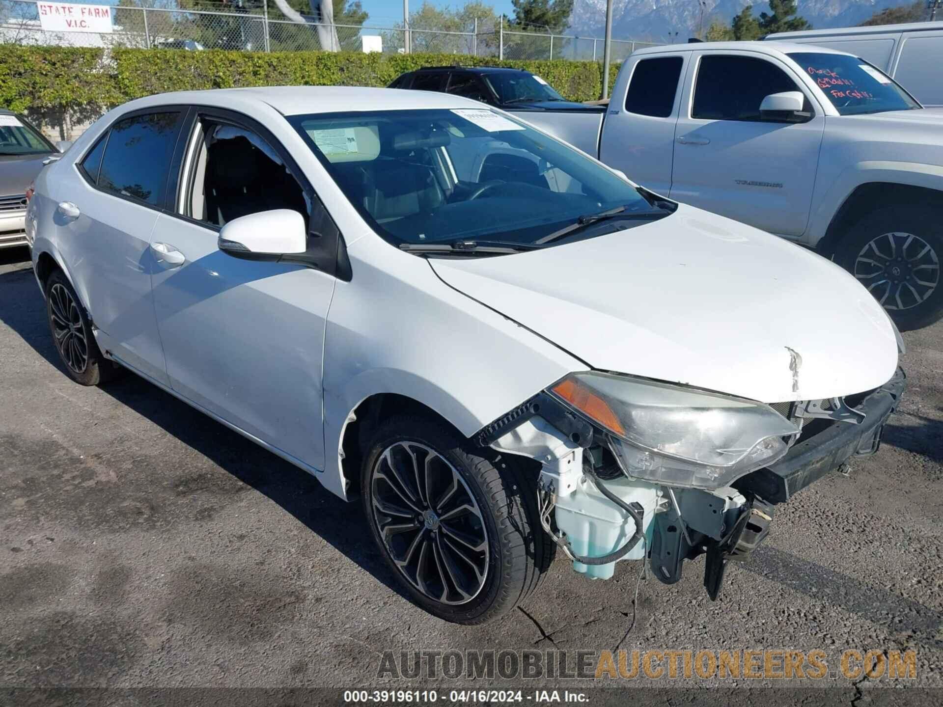 5YFBURHE6FP298649 TOYOTA COROLLA 2015