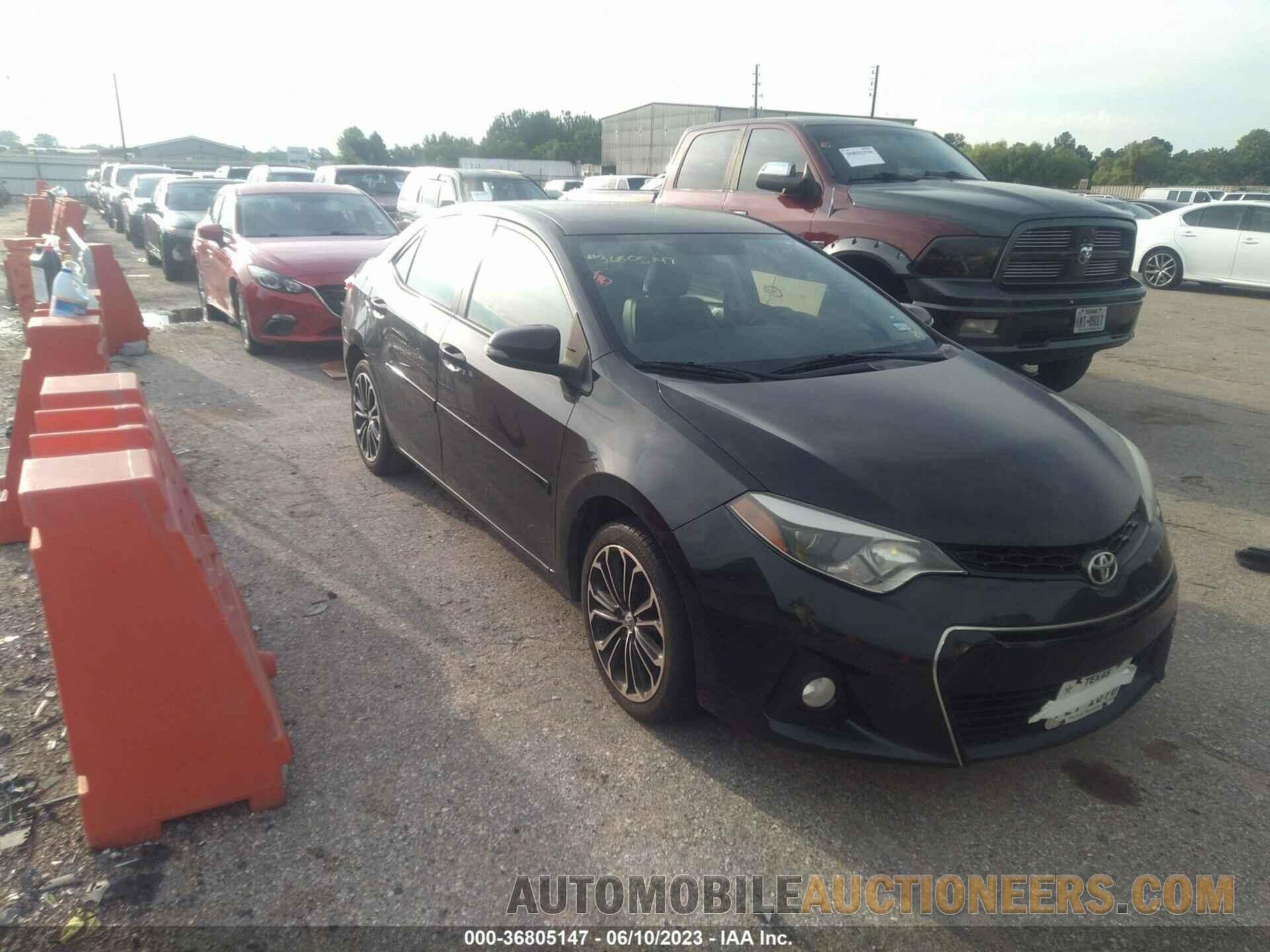 5YFBURHE6FP301114 TOYOTA COROLLA 2015