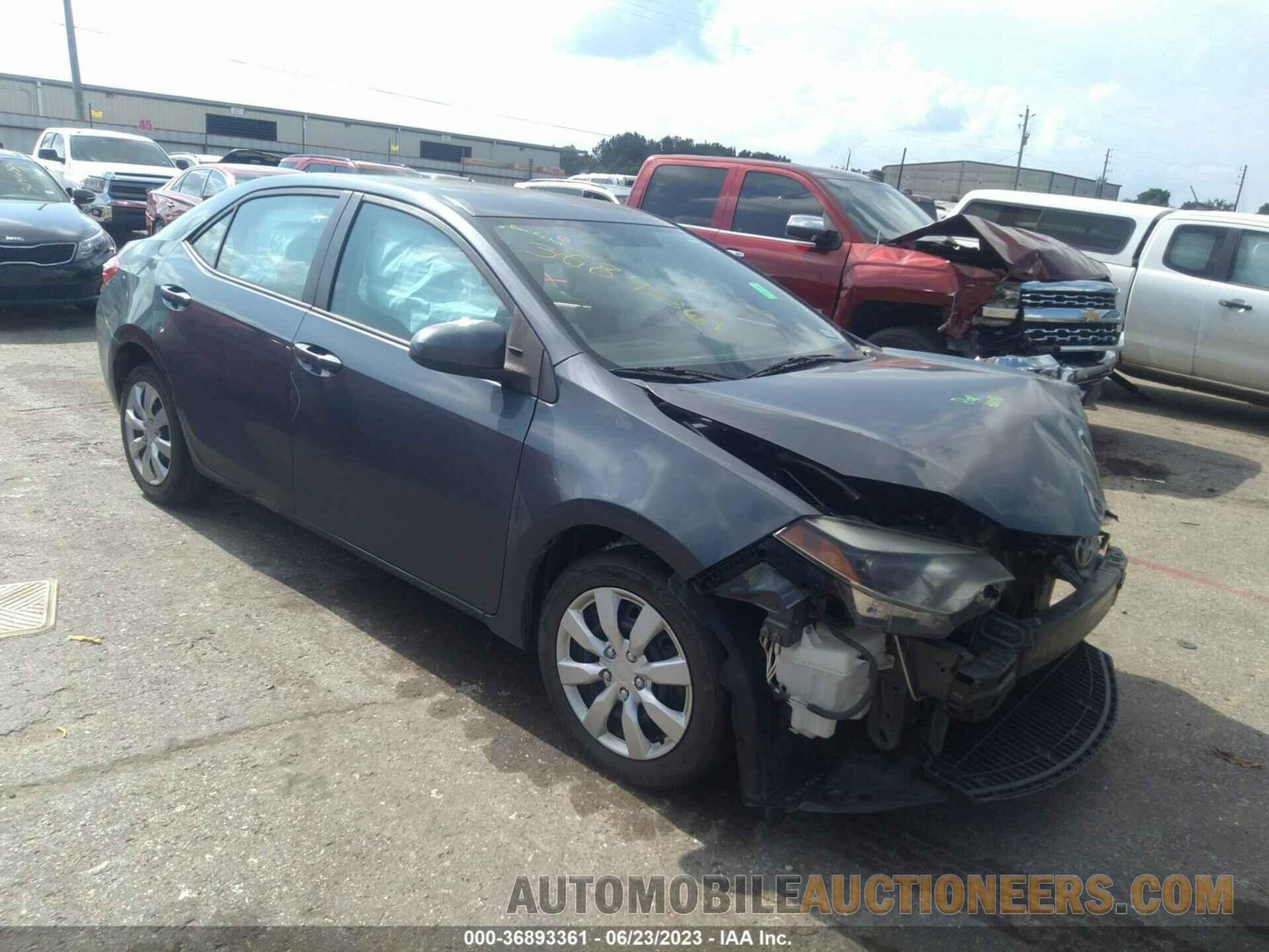 5YFBURHE6FP304062 TOYOTA COROLLA 2015