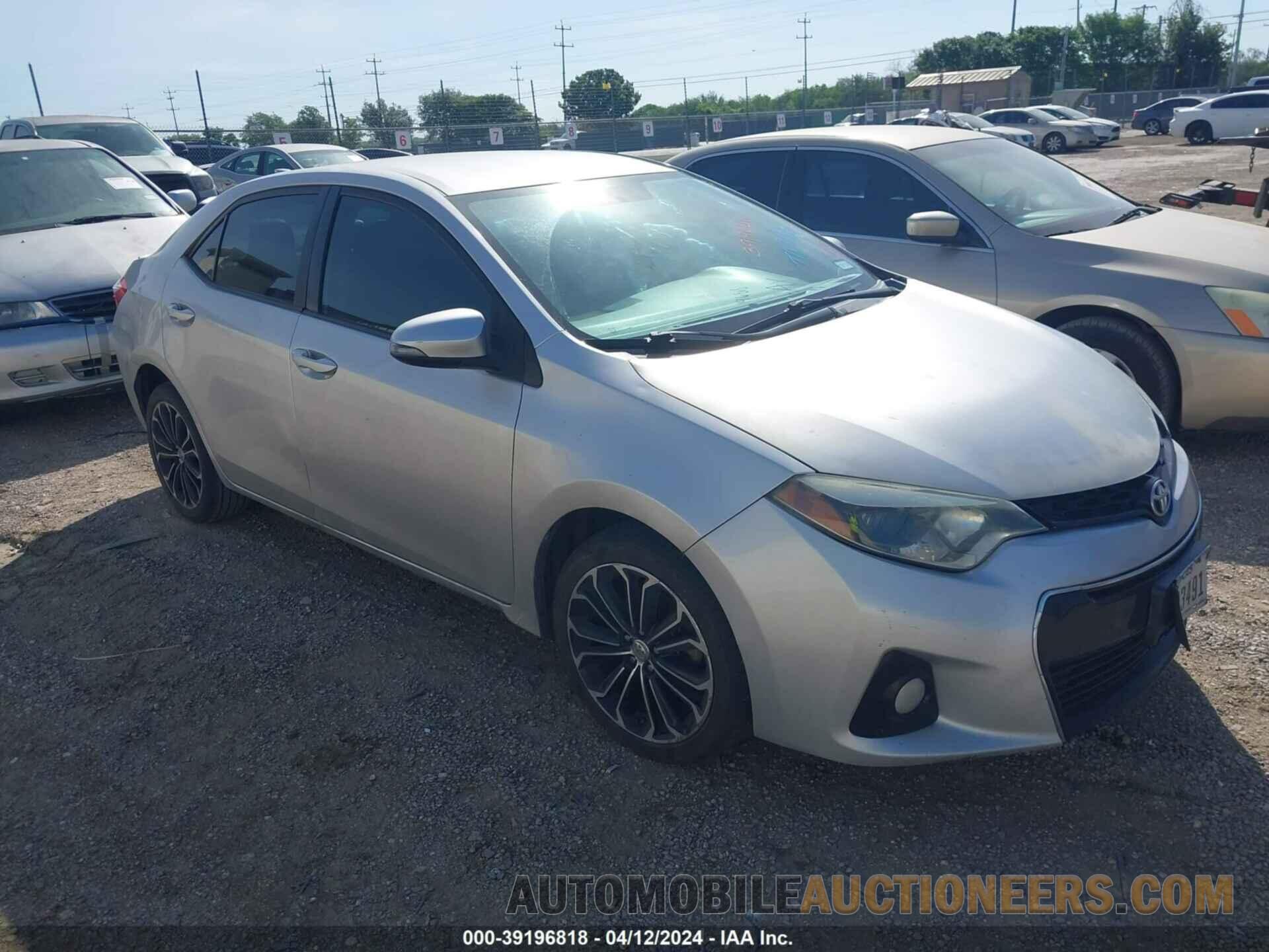 5YFBURHE6FP306863 TOYOTA COROLLA 2015