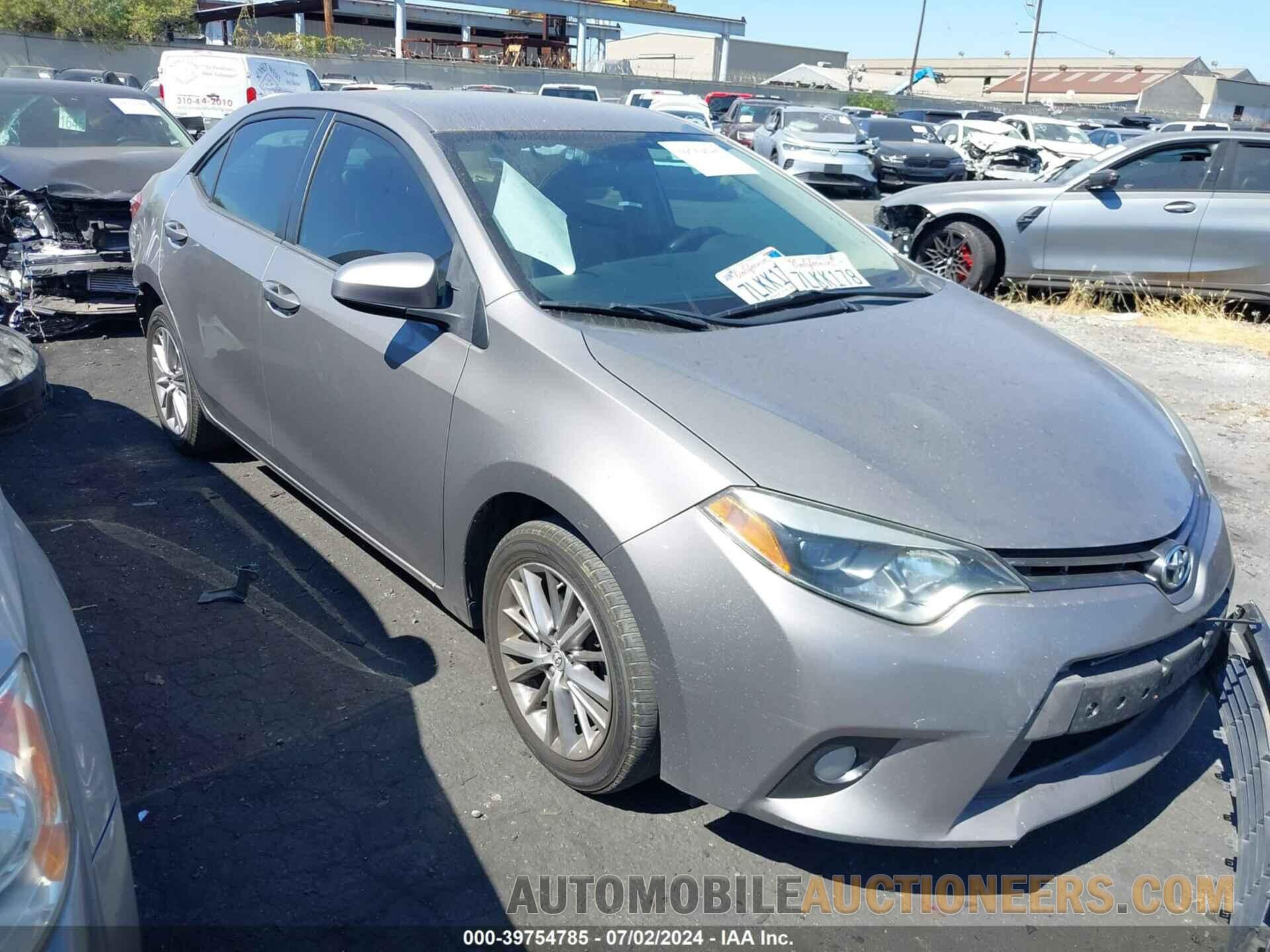 5YFBURHE6FP308144 TOYOTA COROLLA 2015