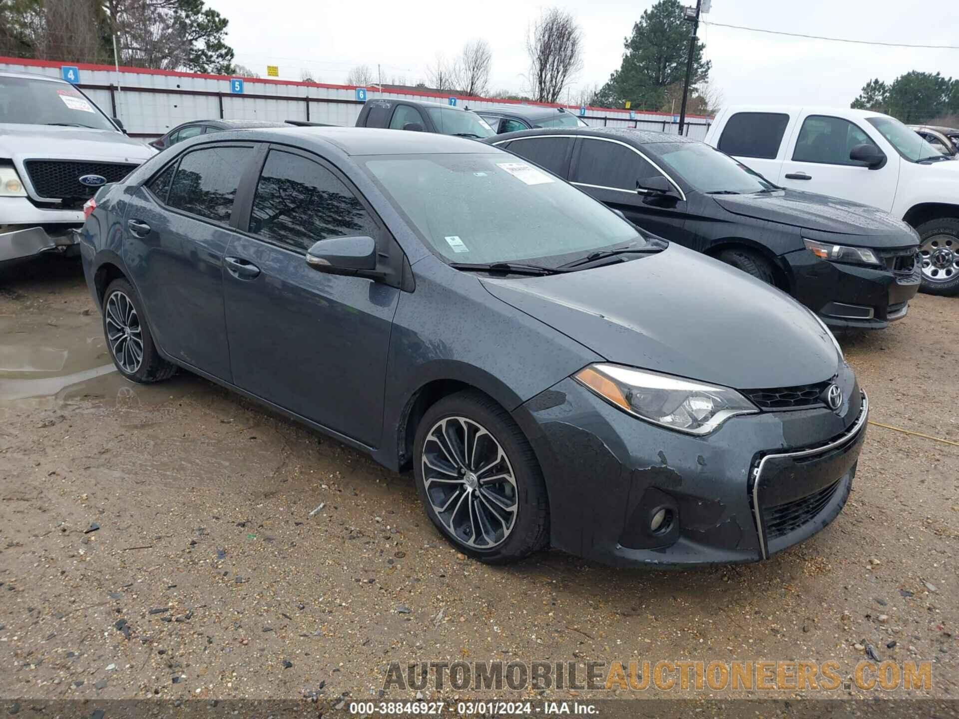 5YFBURHE6FP309374 TOYOTA COROLLA 2015