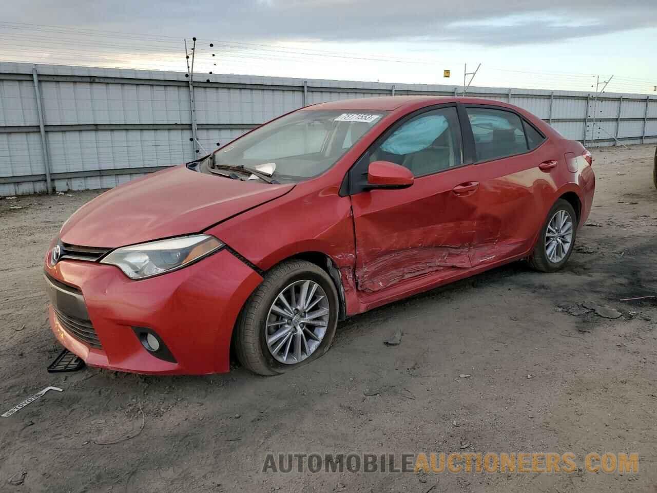 5YFBURHE6FP316230 TOYOTA COROLLA 2015