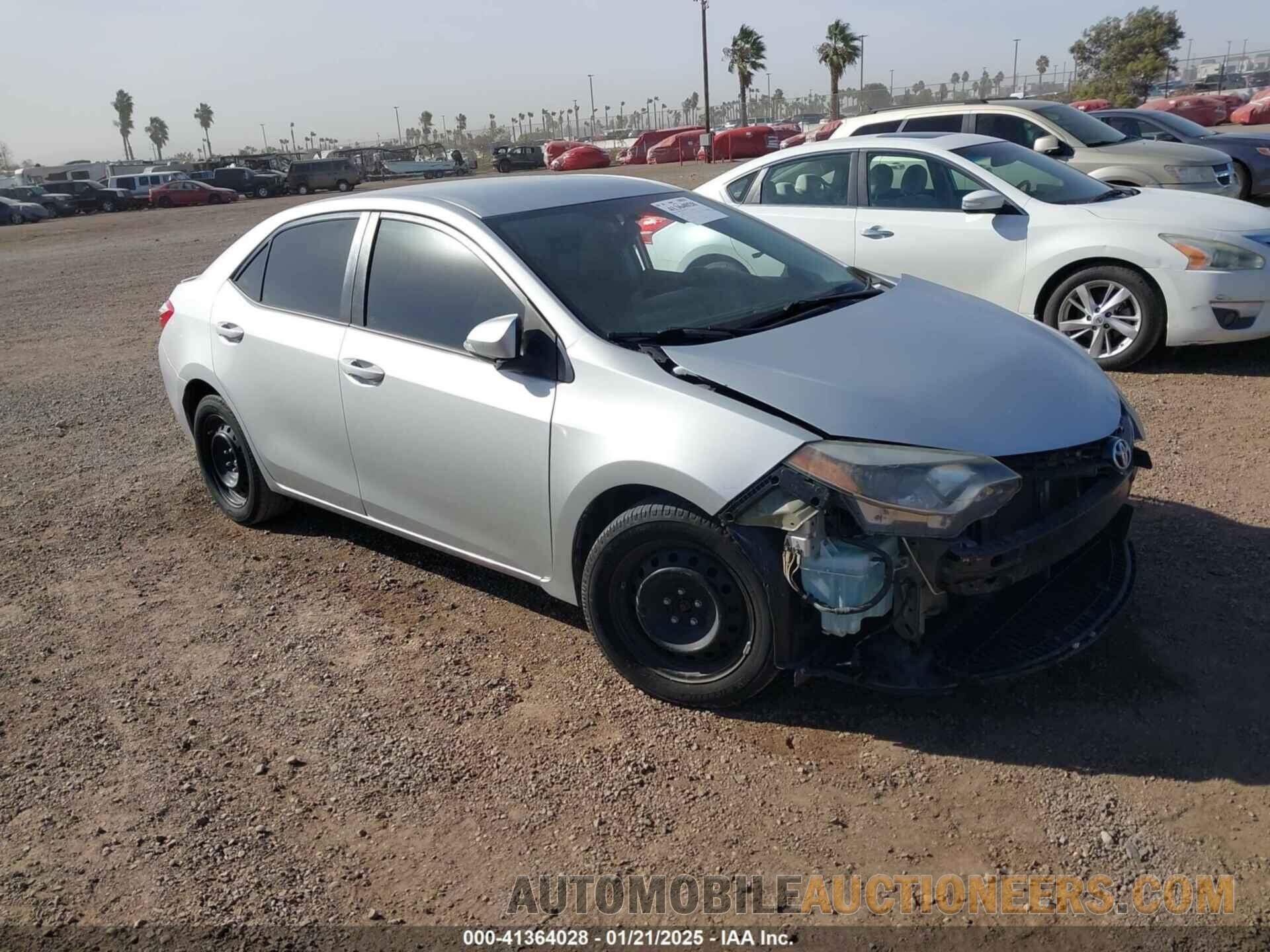 5YFBURHE6FP317846 TOYOTA COROLLA 2015