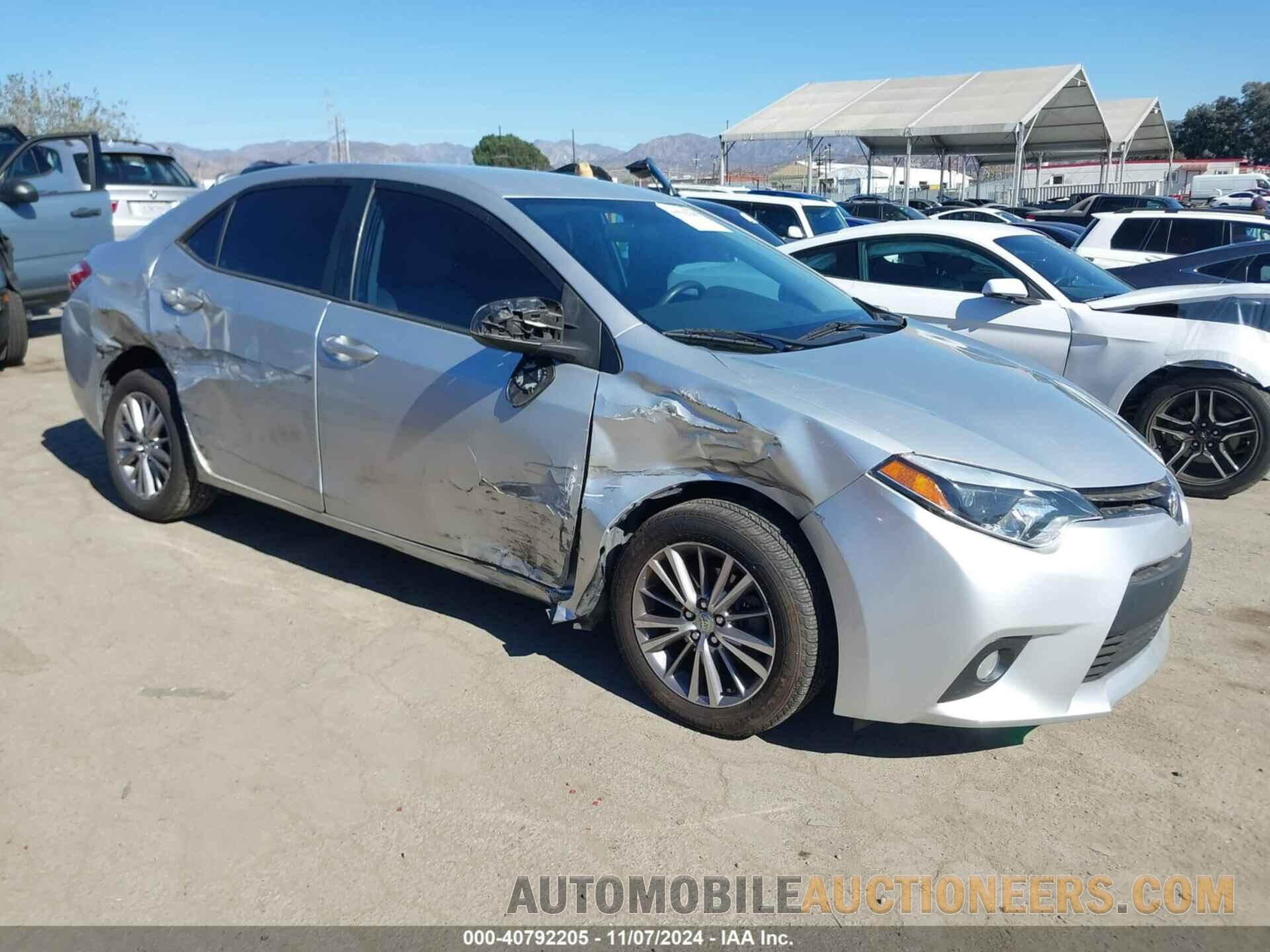 5YFBURHE6FP321816 TOYOTA COROLLA 2015