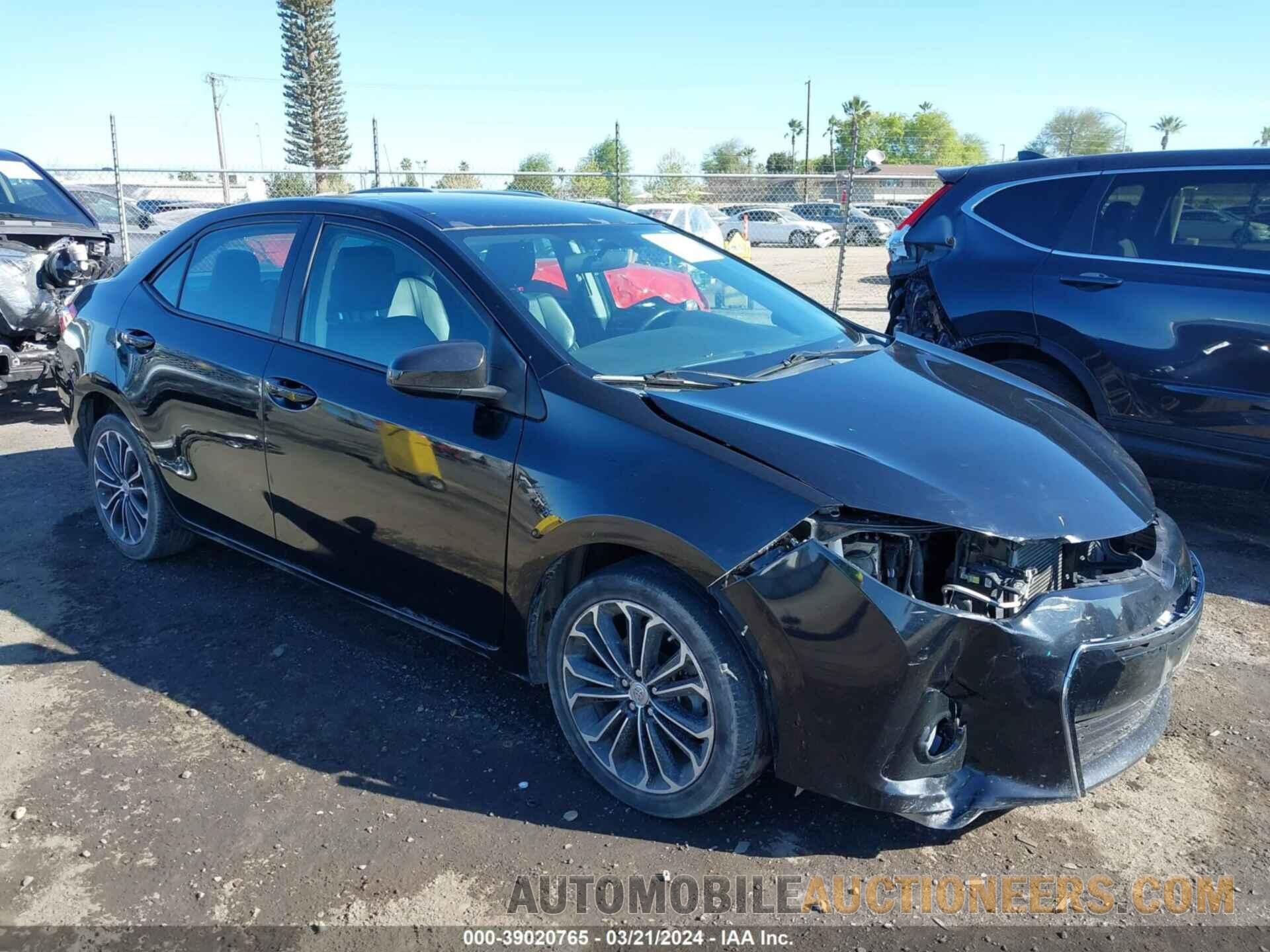 5YFBURHE6FP325641 TOYOTA COROLLA 2015