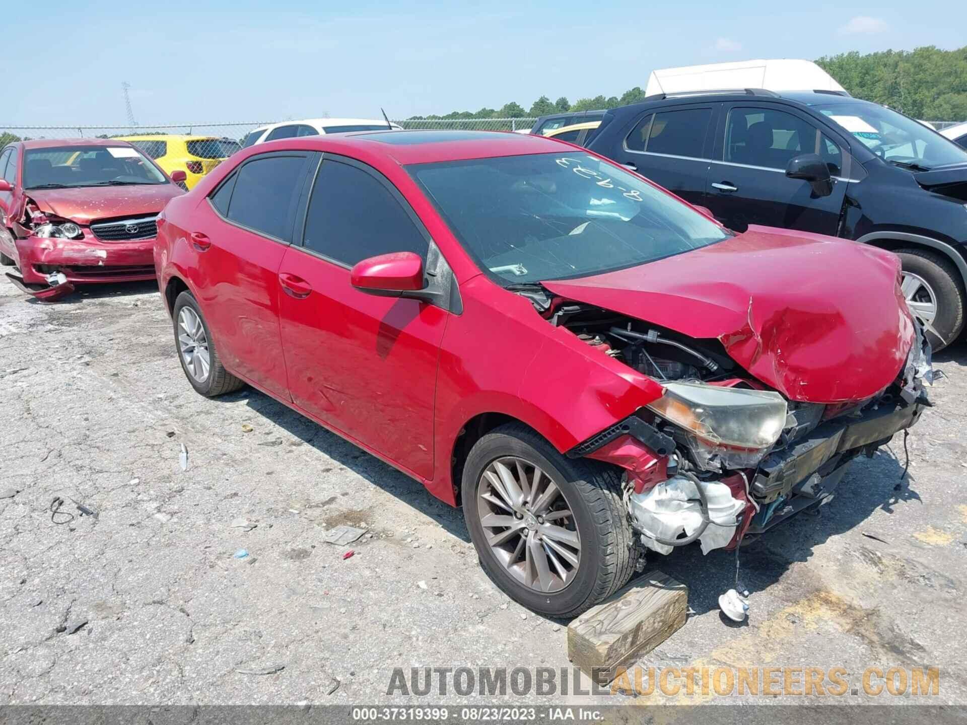 5YFBURHE6FP326983 TOYOTA COROLLA 2015