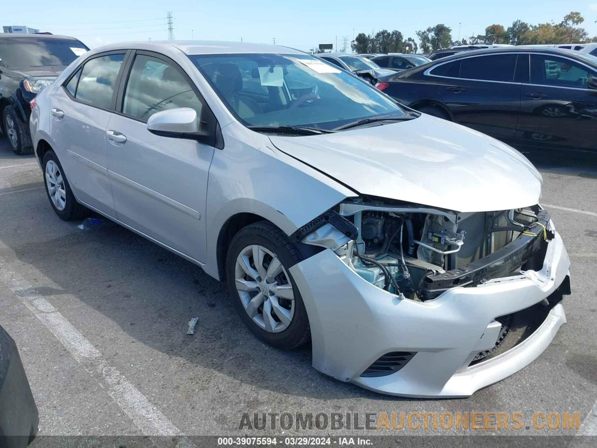 5YFBURHE6FP337160 TOYOTA COROLLA 2015