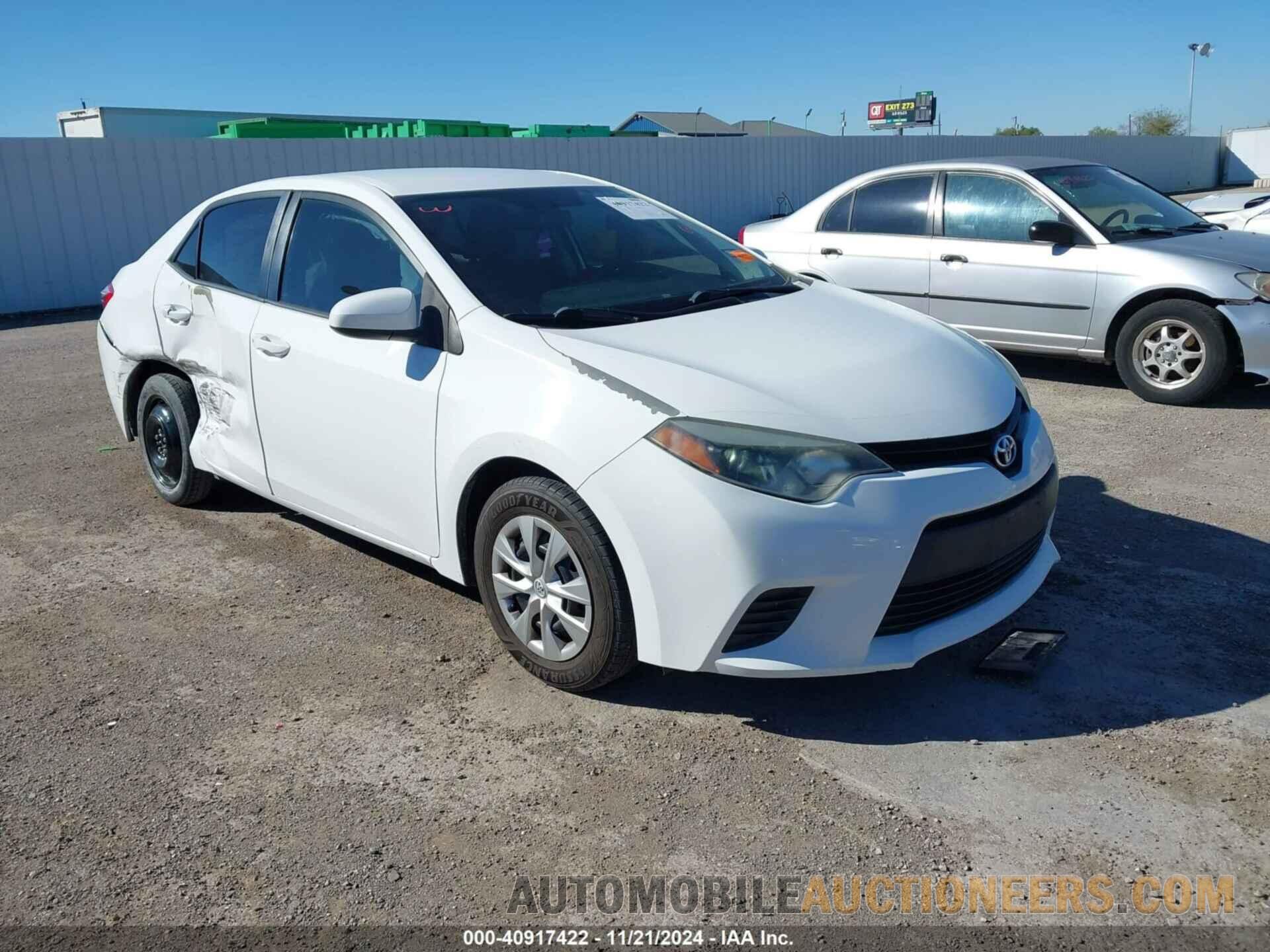 5YFBURHE6FP337353 TOYOTA COROLLA 2015