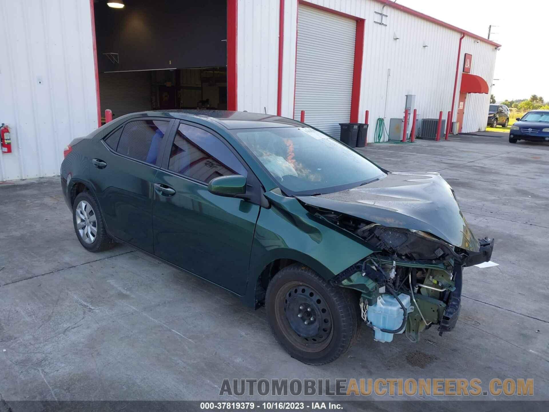 5YFBURHE6FP337384 TOYOTA COROLLA 2015