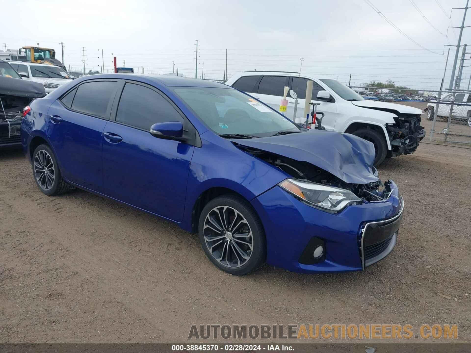 5YFBURHE6FP340768 TOYOTA COROLLA 2015