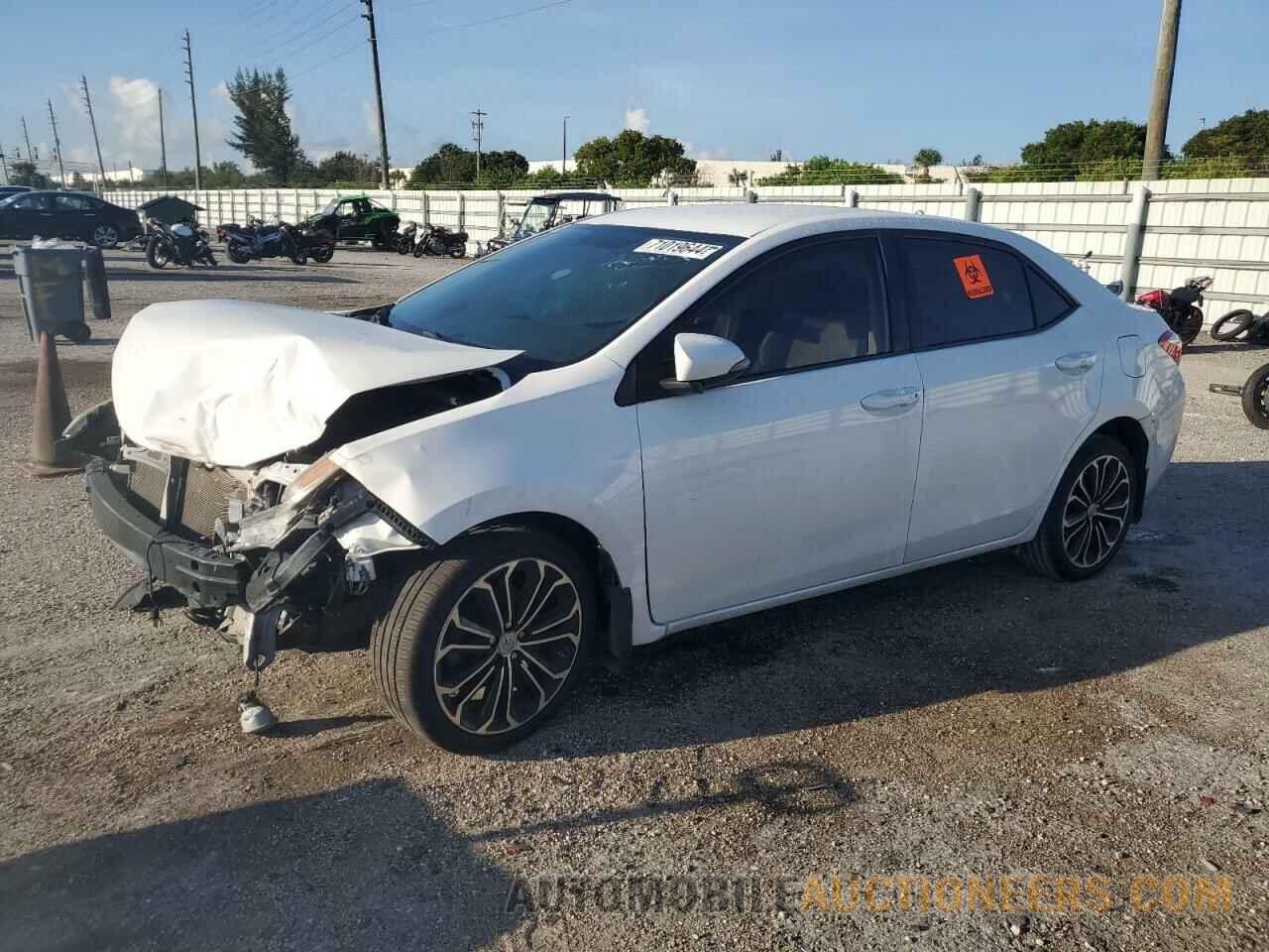 5YFBURHE6FP344142 TOYOTA COROLLA 2015