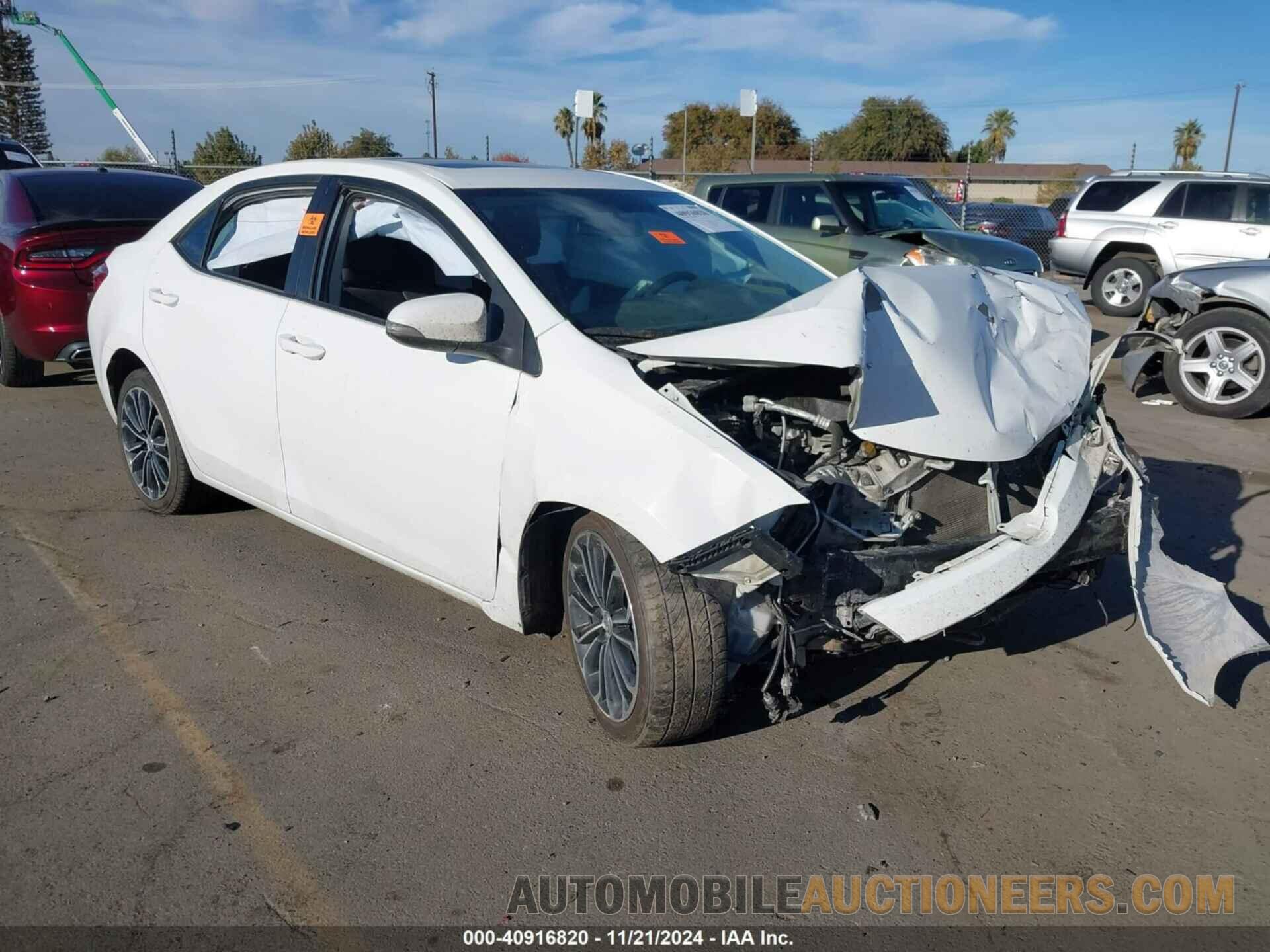 5YFBURHE6FP351625 TOYOTA COROLLA 2015