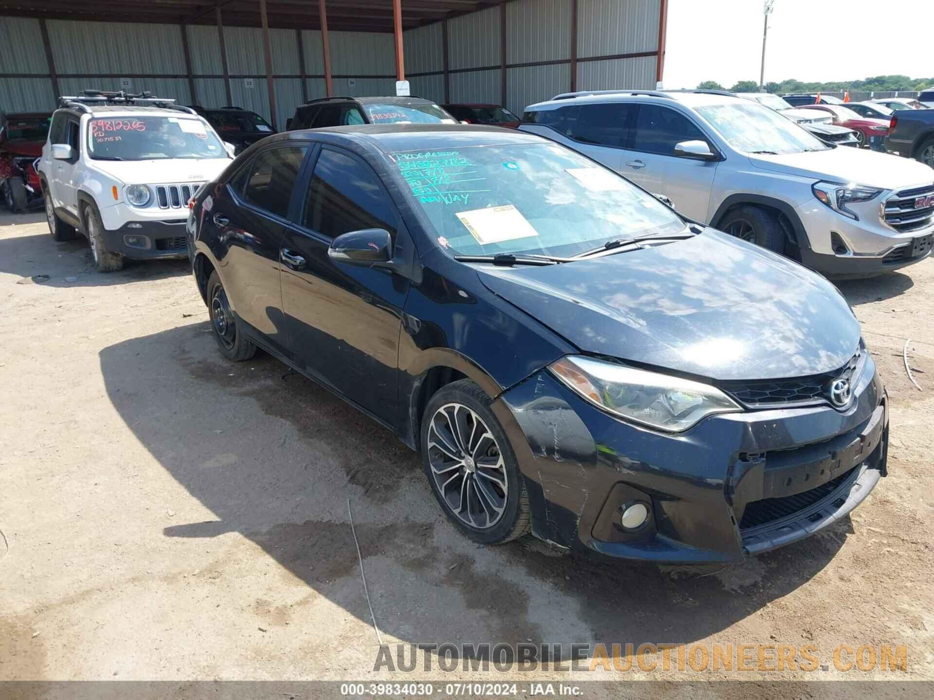 5YFBURHE6FP362849 TOYOTA COROLLA 2015