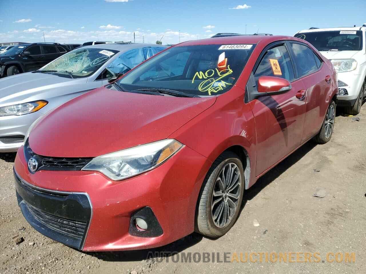 5YFBURHE6FP364648 TOYOTA COROLLA 2015