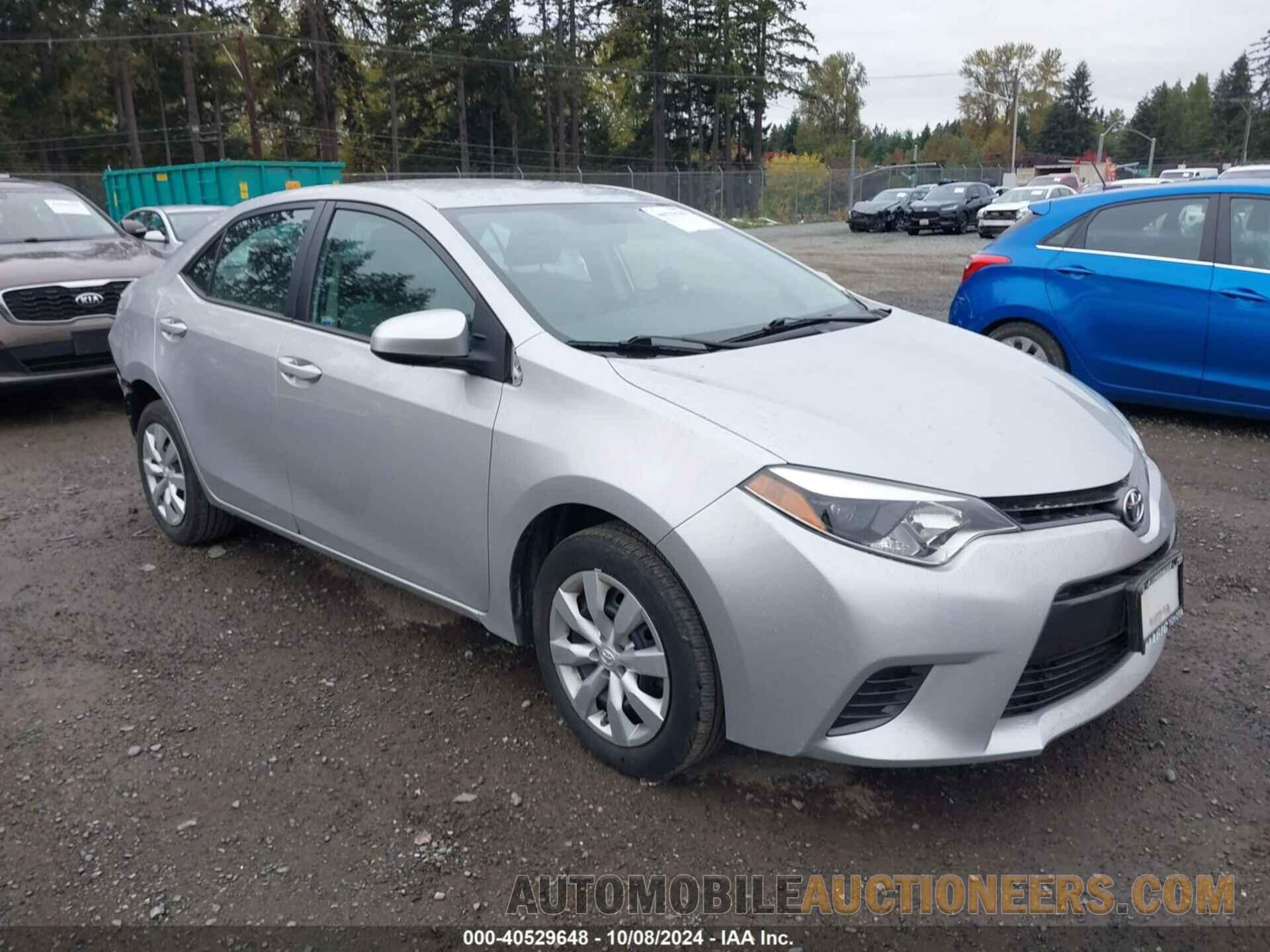 5YFBURHE6FP365296 TOYOTA COROLLA 2015