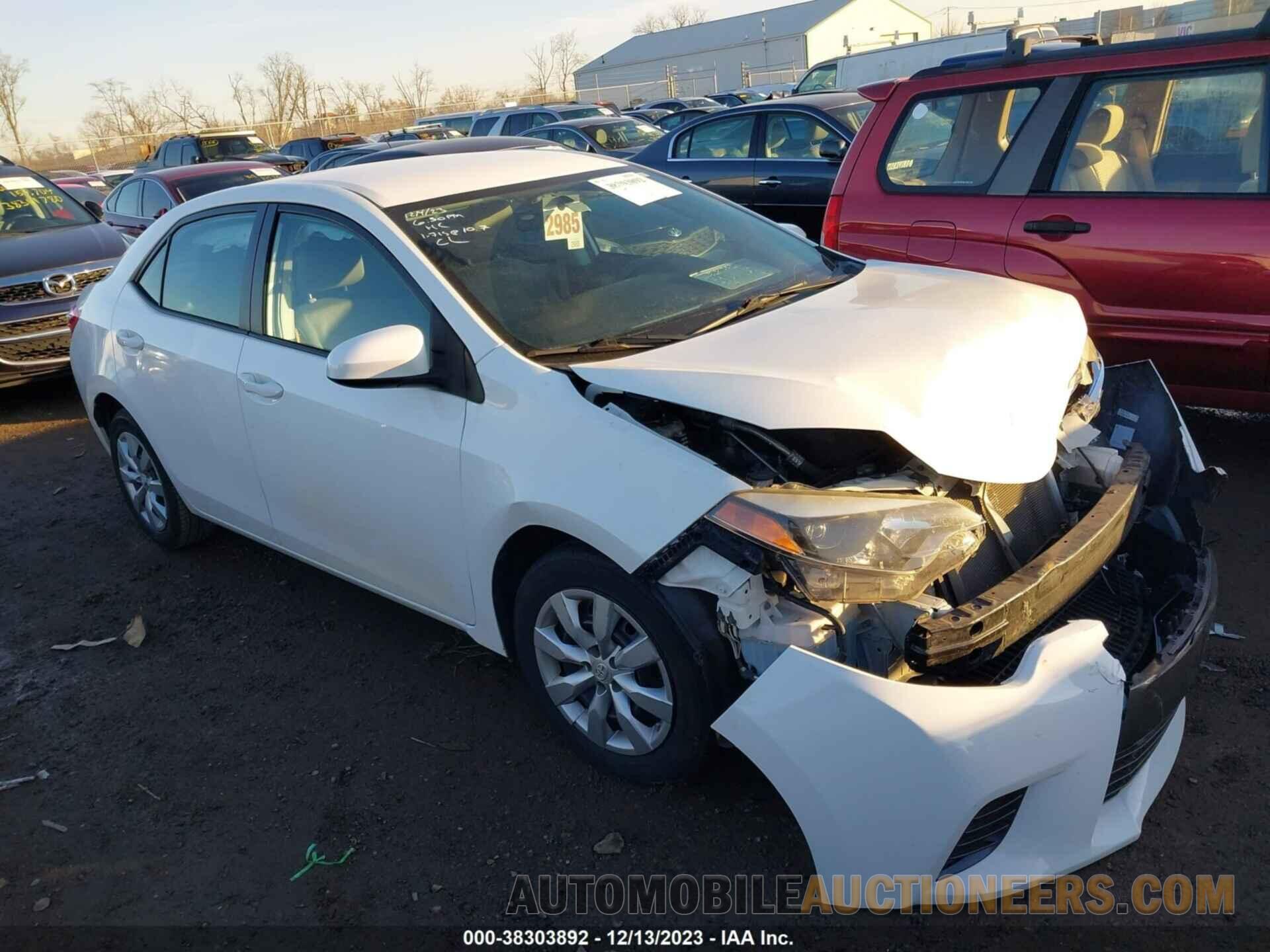 5YFBURHE6GP377787 TOYOTA COROLLA 2016