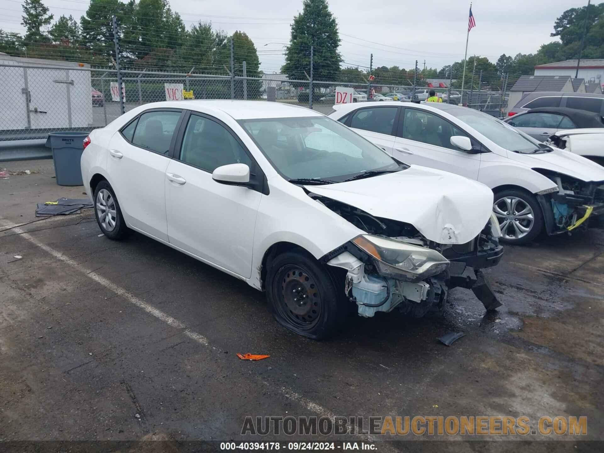 5YFBURHE6GP490302 TOYOTA COROLLA 2016