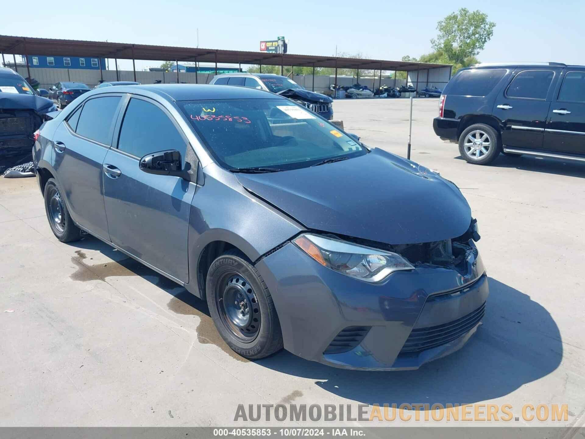 5YFBURHE6GP502836 TOYOTA COROLLA 2016