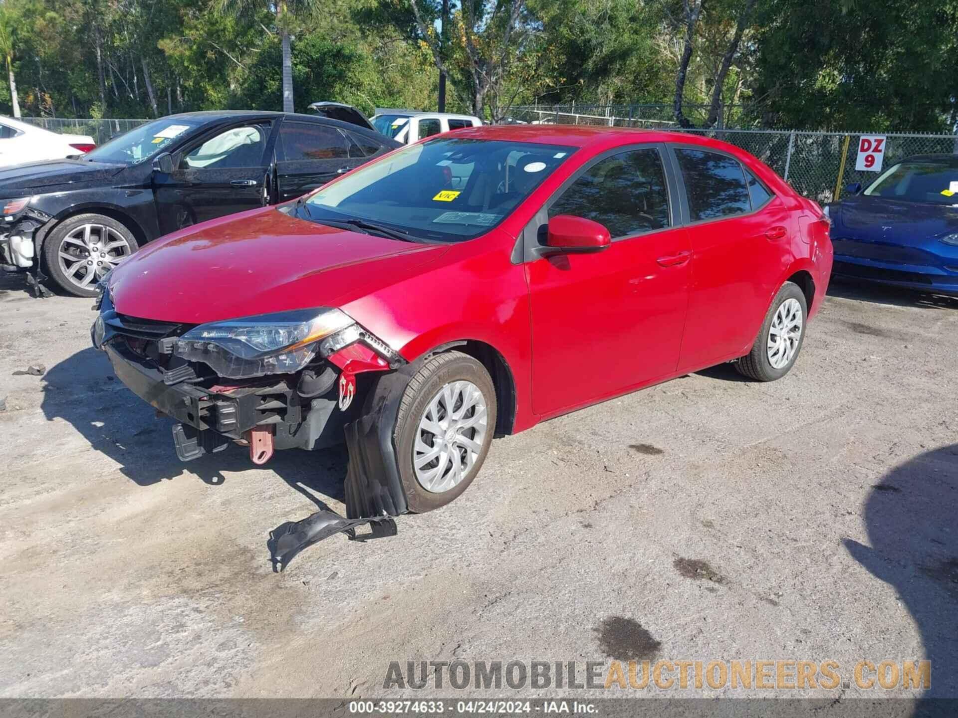 5YFBURHE6JP809818 TOYOTA COROLLA 2018