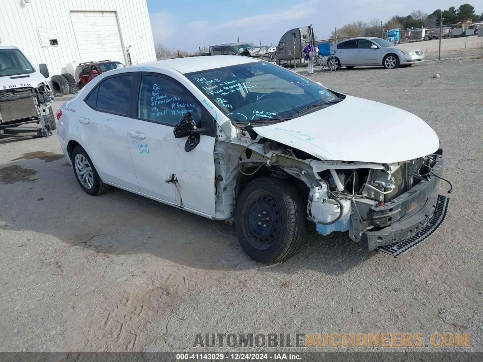 5YFBURHE6JP822567 TOYOTA COROLLA 2018