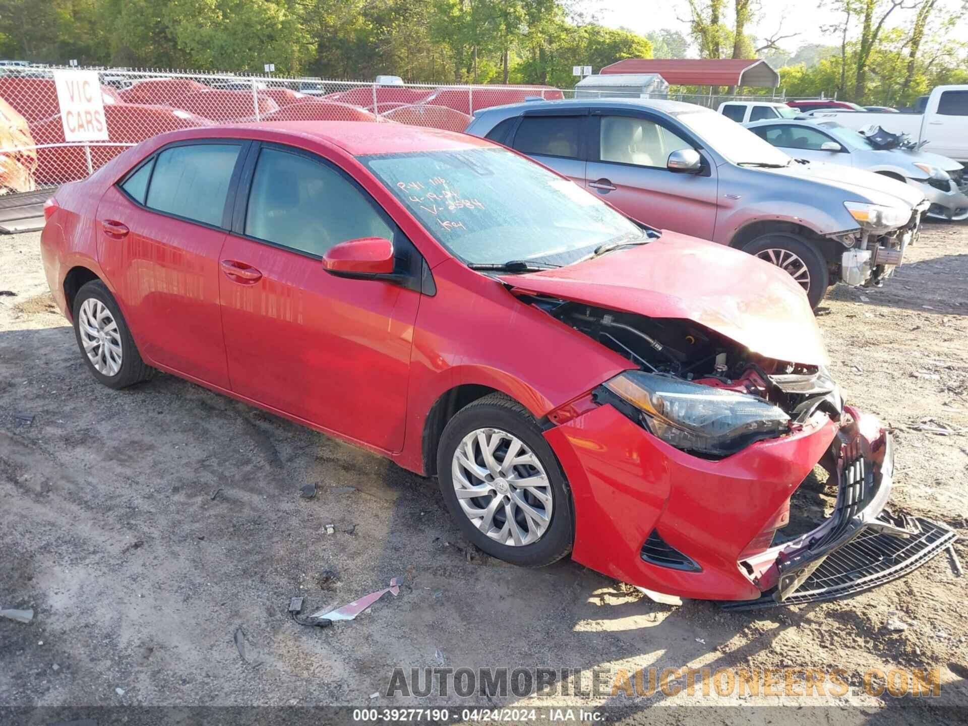 5YFBURHE6JP822584 TOYOTA COROLLA 2018