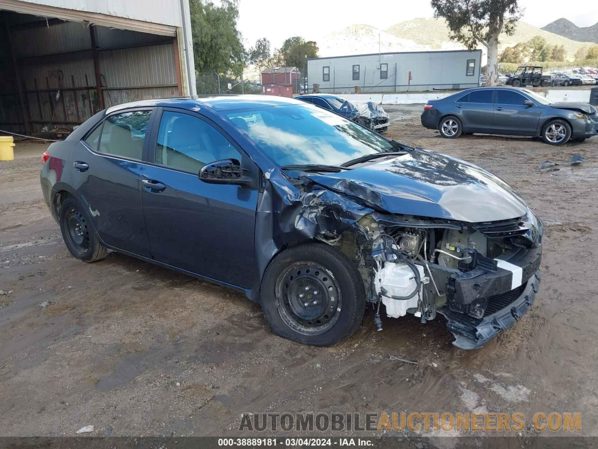 5YFBURHE6JP832564 TOYOTA COROLLA 2018