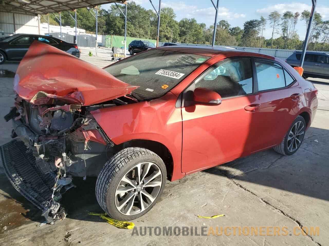 5YFBURHE6KP859748 TOYOTA COROLLA 2019