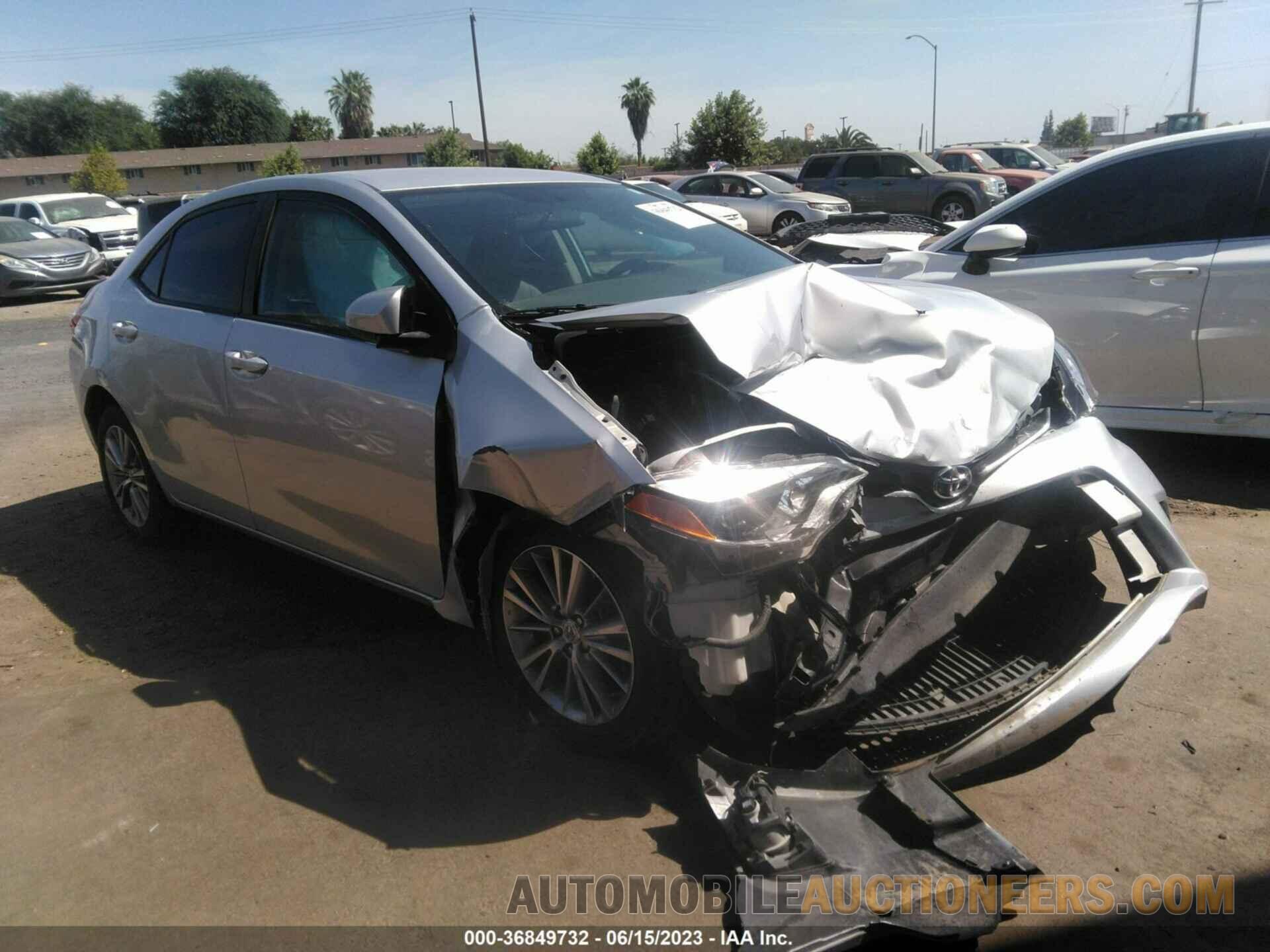 5YFBURHE7FP186572 TOYOTA COROLLA 2015