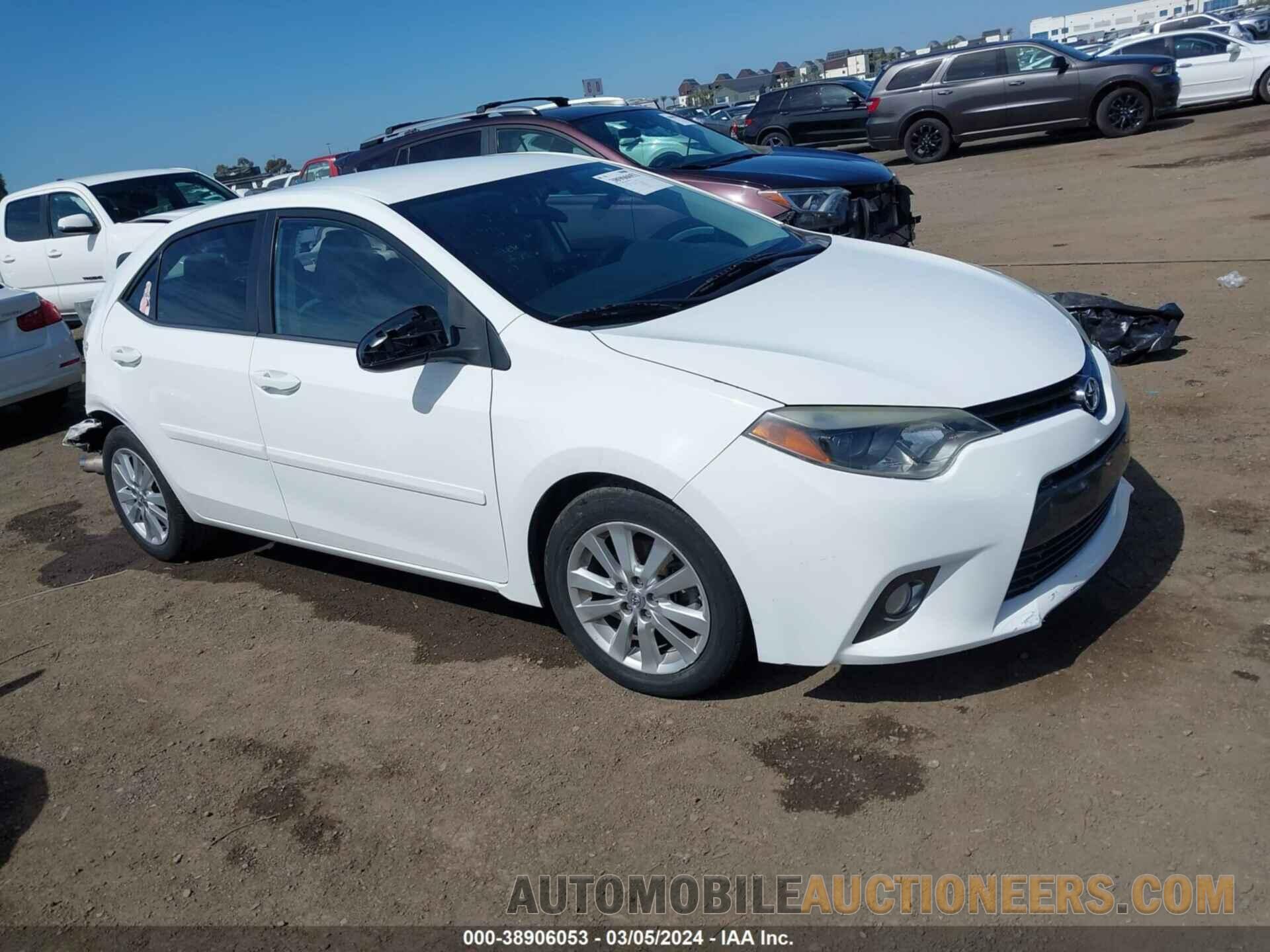 5YFBURHE7FP187608 TOYOTA COROLLA 2015