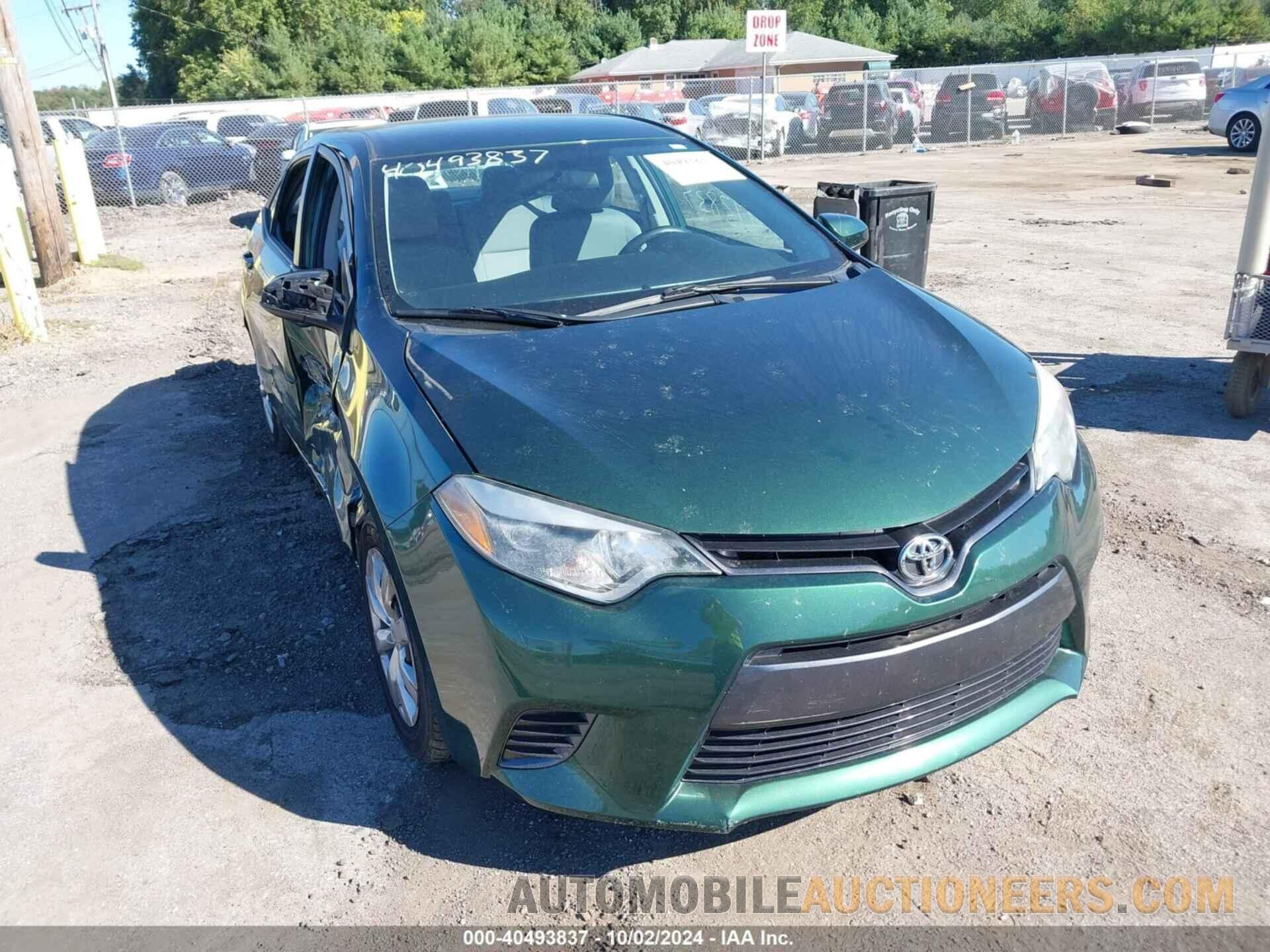 5YFBURHE7FP229338 TOYOTA COROLLA 2015