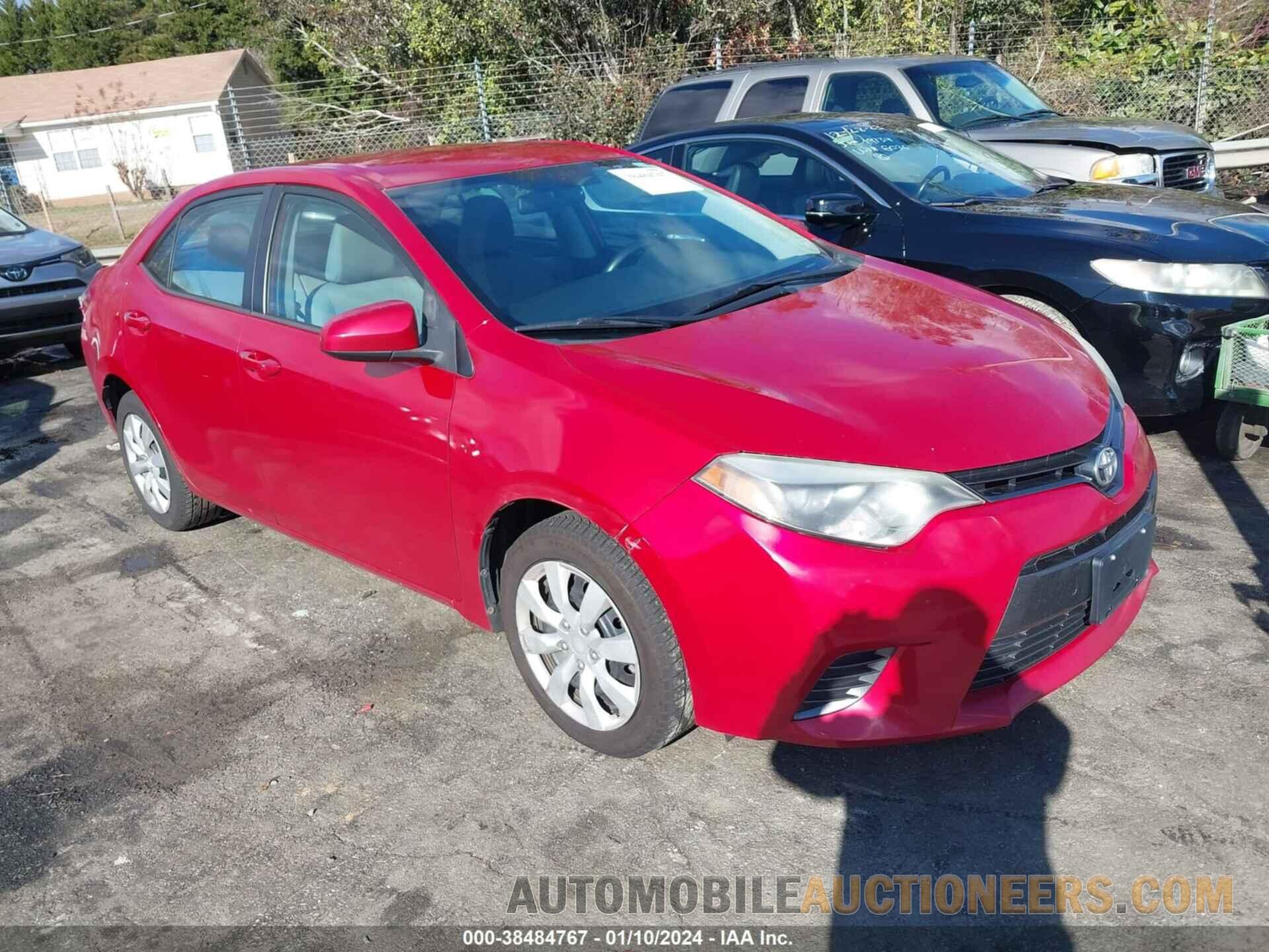 5YFBURHE7FP238346 TOYOTA COROLLA 2015