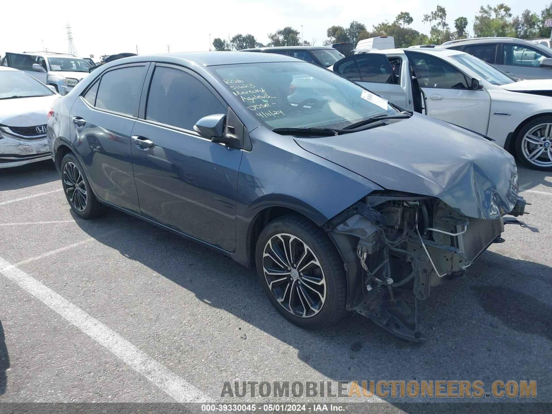 5YFBURHE7FP238444 TOYOTA COROLLA 2015