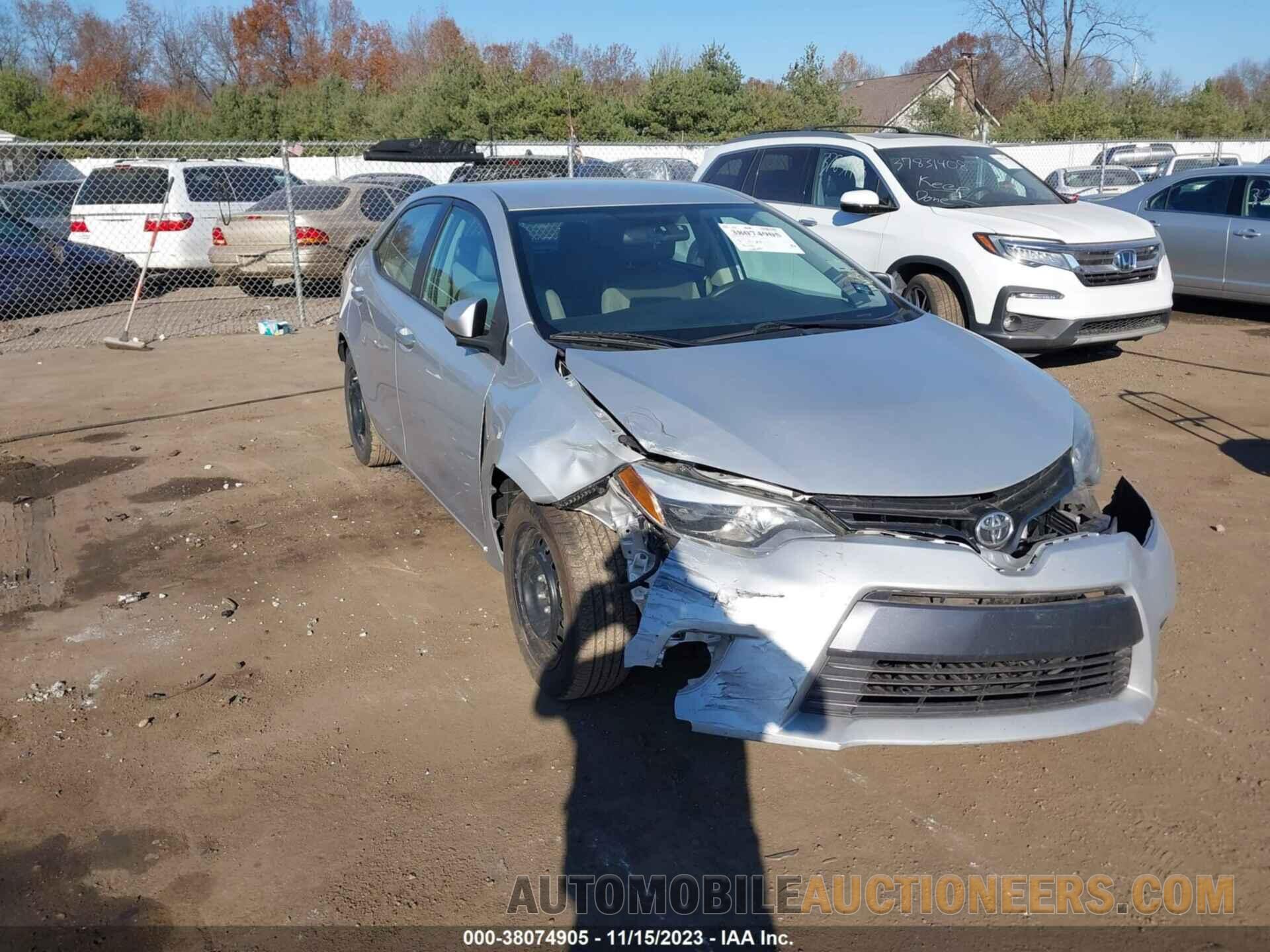 5YFBURHE7FP245264 TOYOTA COROLLA 2015