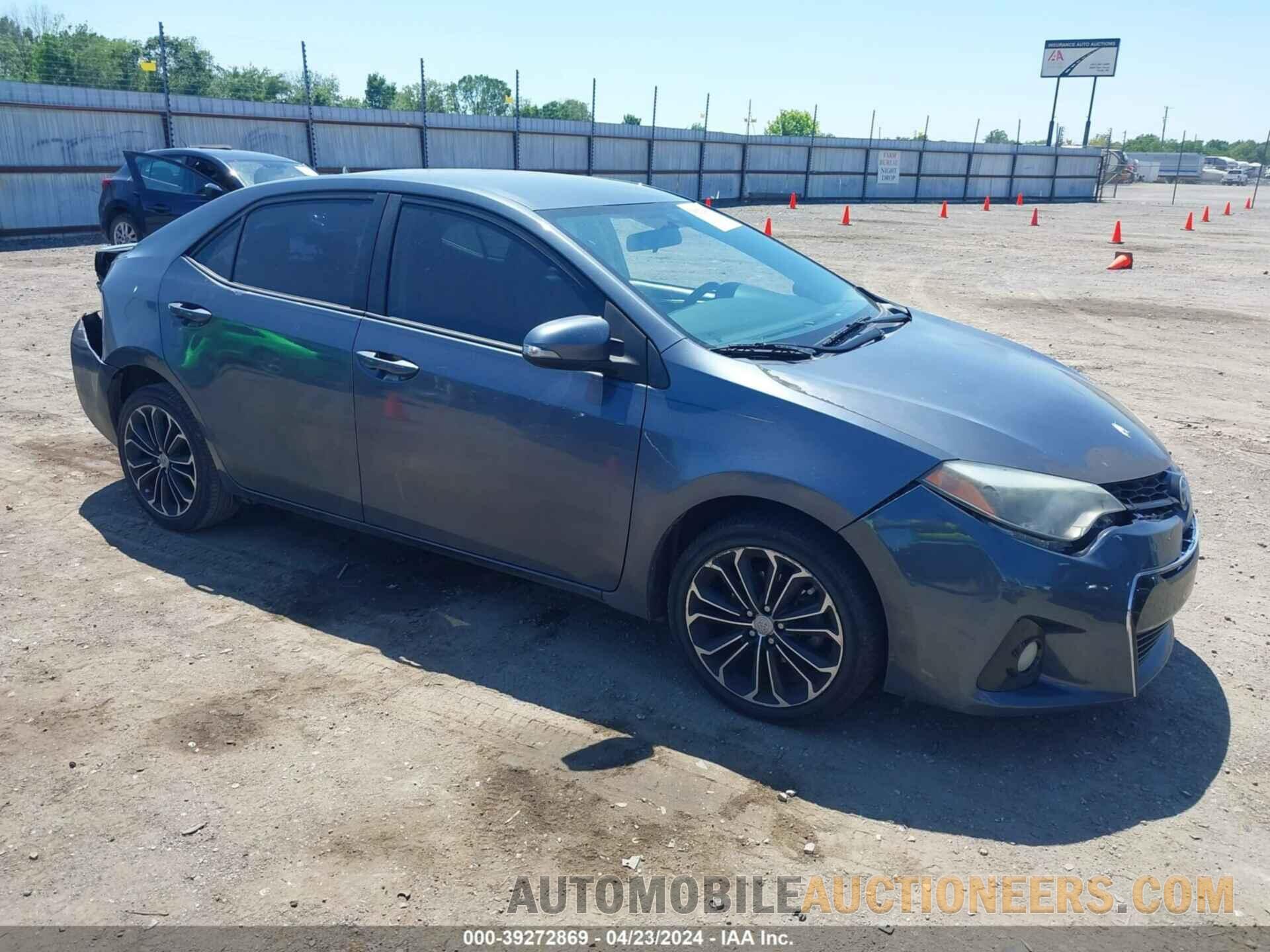 5YFBURHE7FP284291 TOYOTA COROLLA 2015