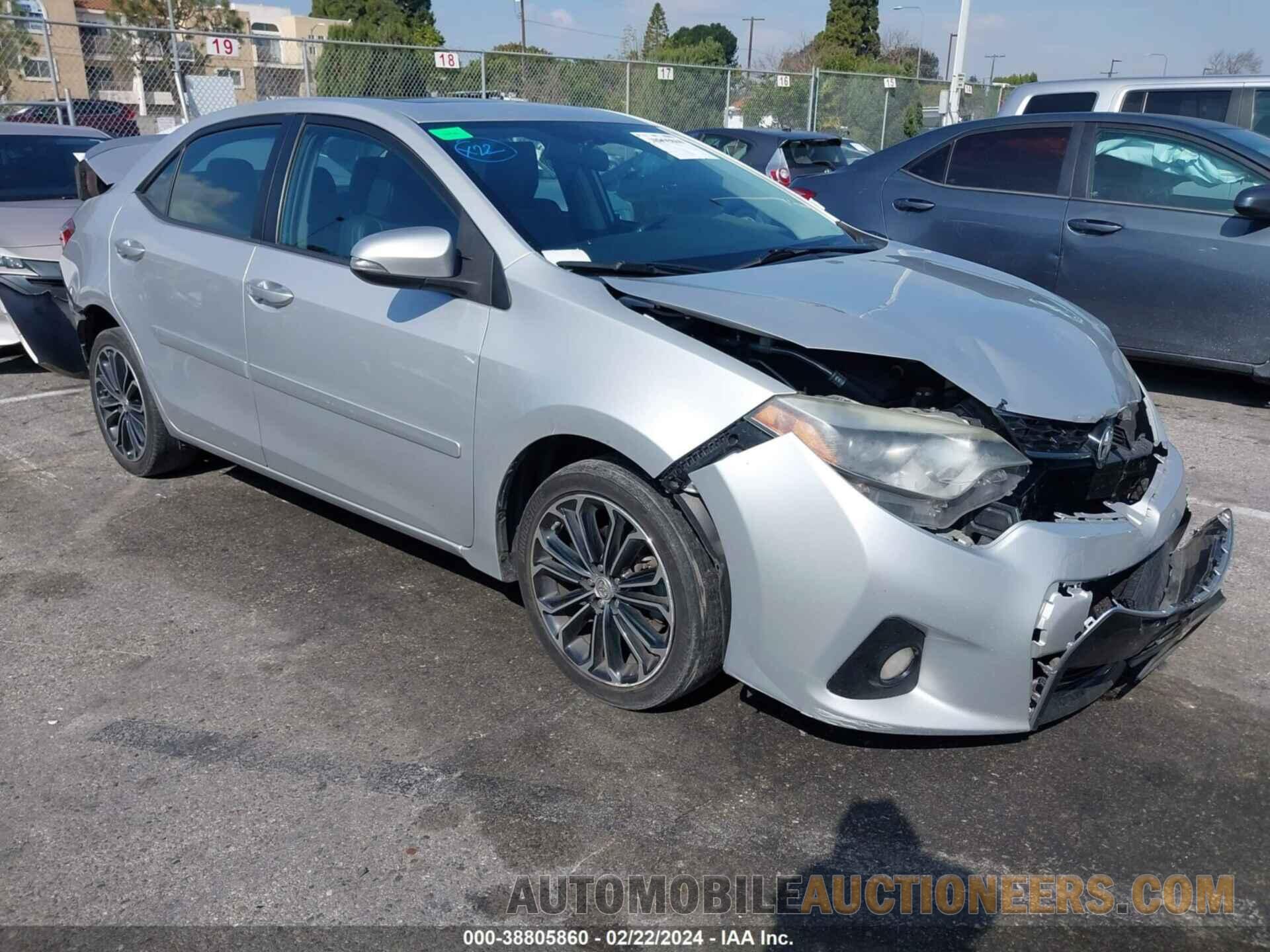 5YFBURHE7FP305575 TOYOTA COROLLA 2015