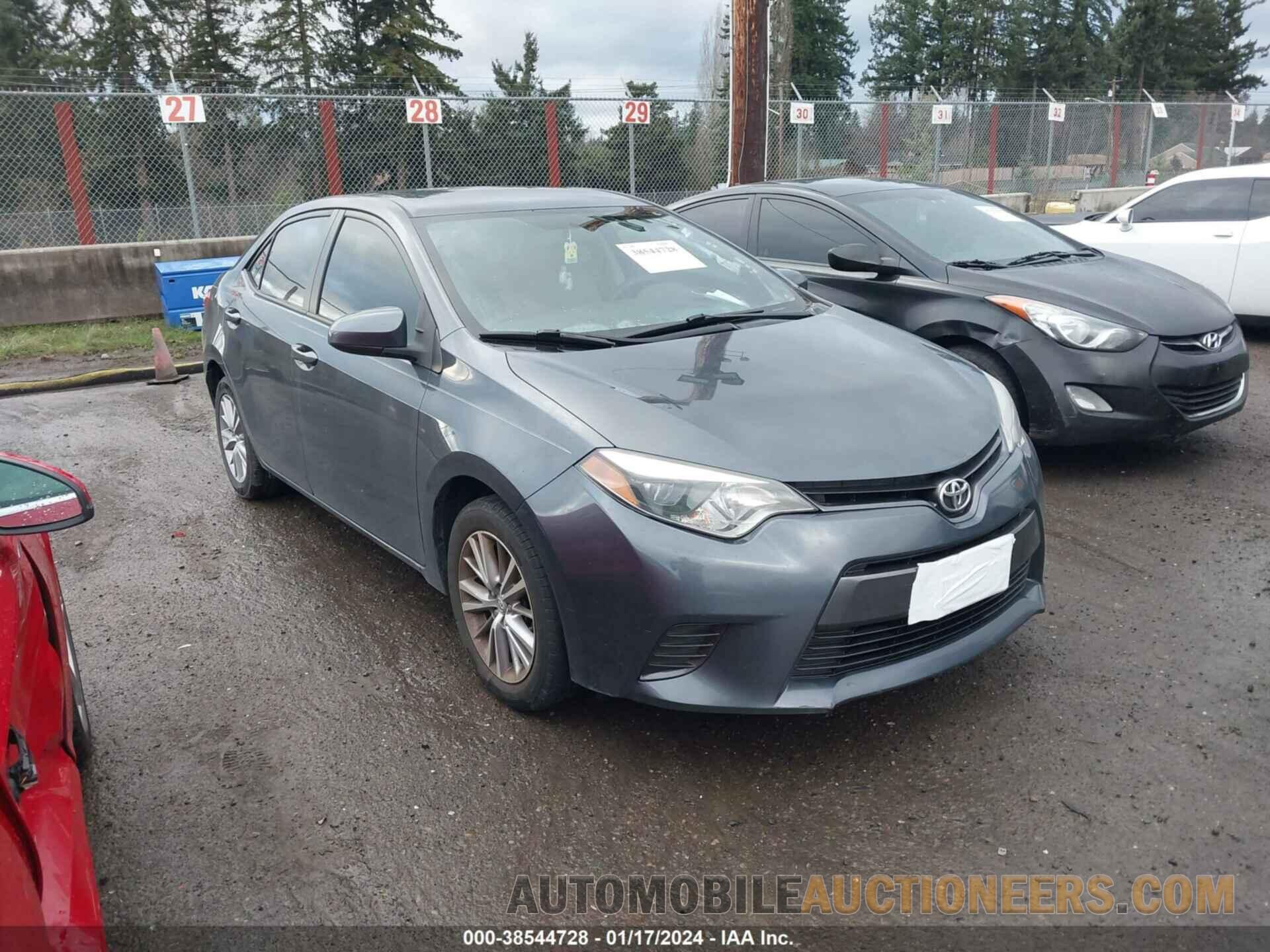 5YFBURHE7FP323526 TOYOTA COROLLA 2015