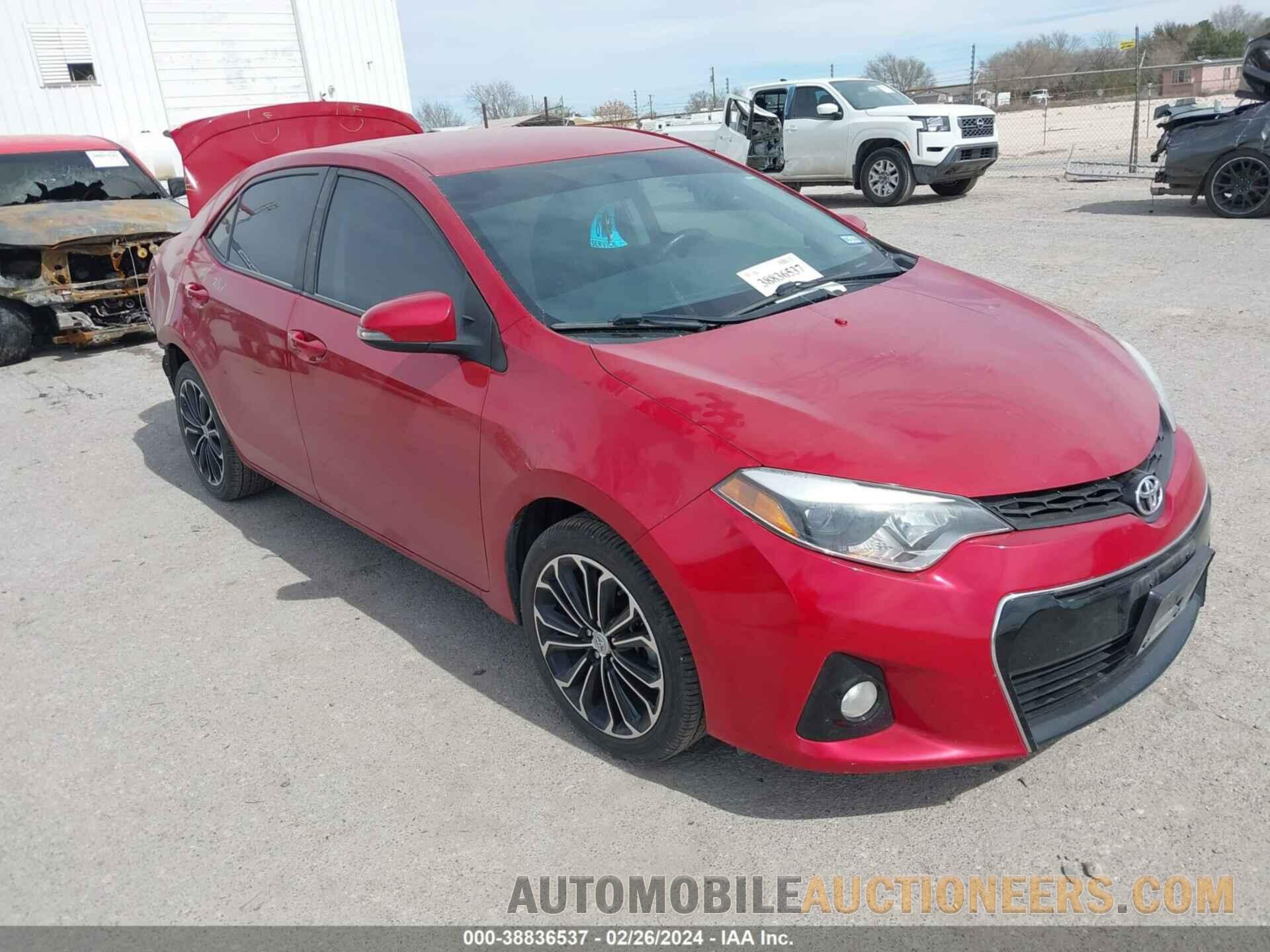 5YFBURHE7FP327530 TOYOTA COROLLA 2015