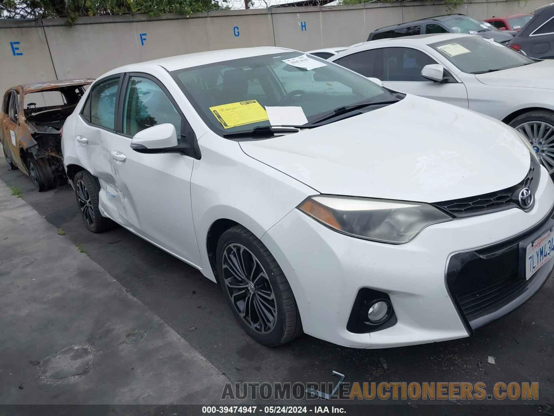 5YFBURHE7FP335305 TOYOTA COROLLA 2015