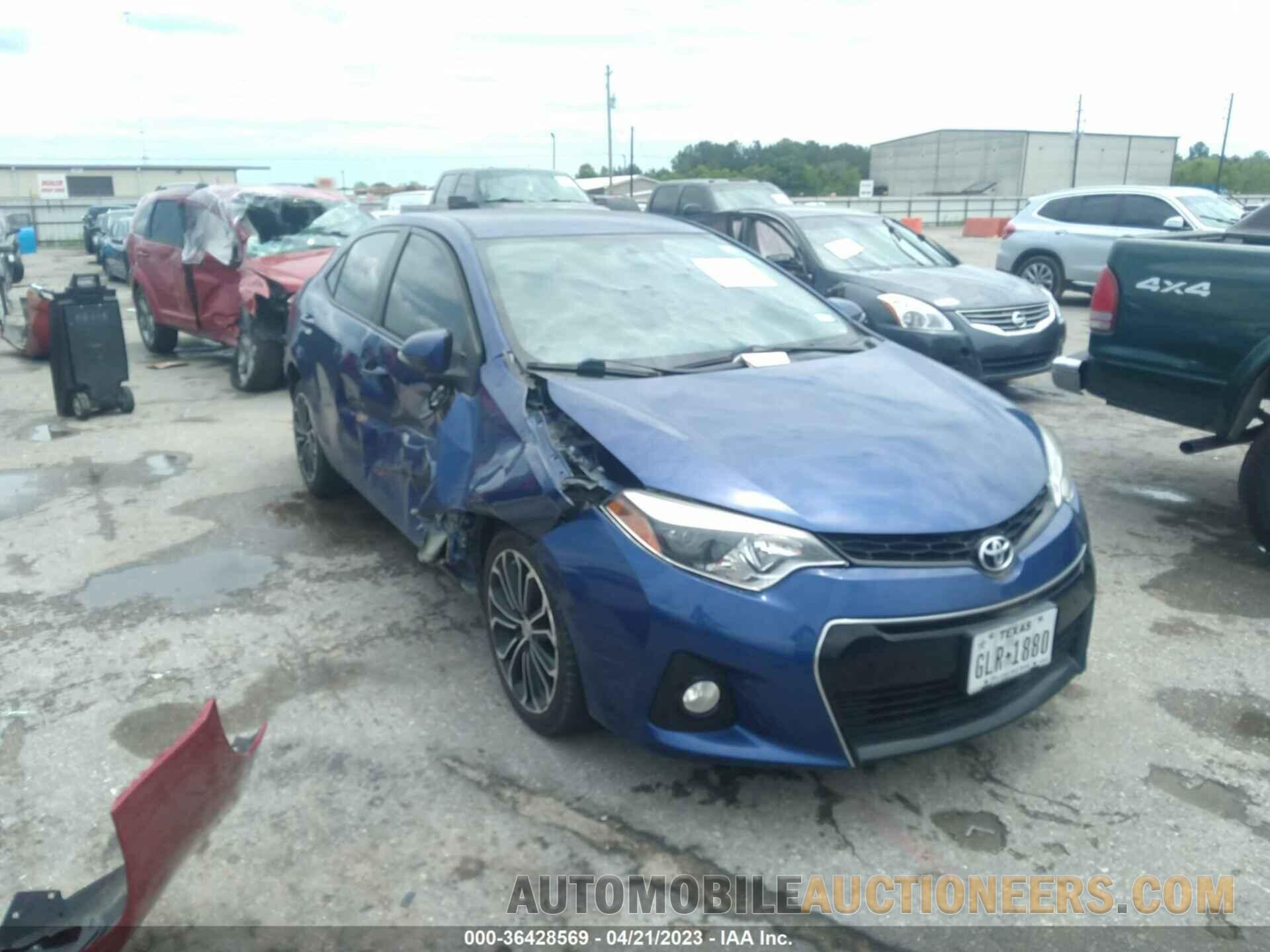 5YFBURHE7FP339418 TOYOTA COROLLA 2015